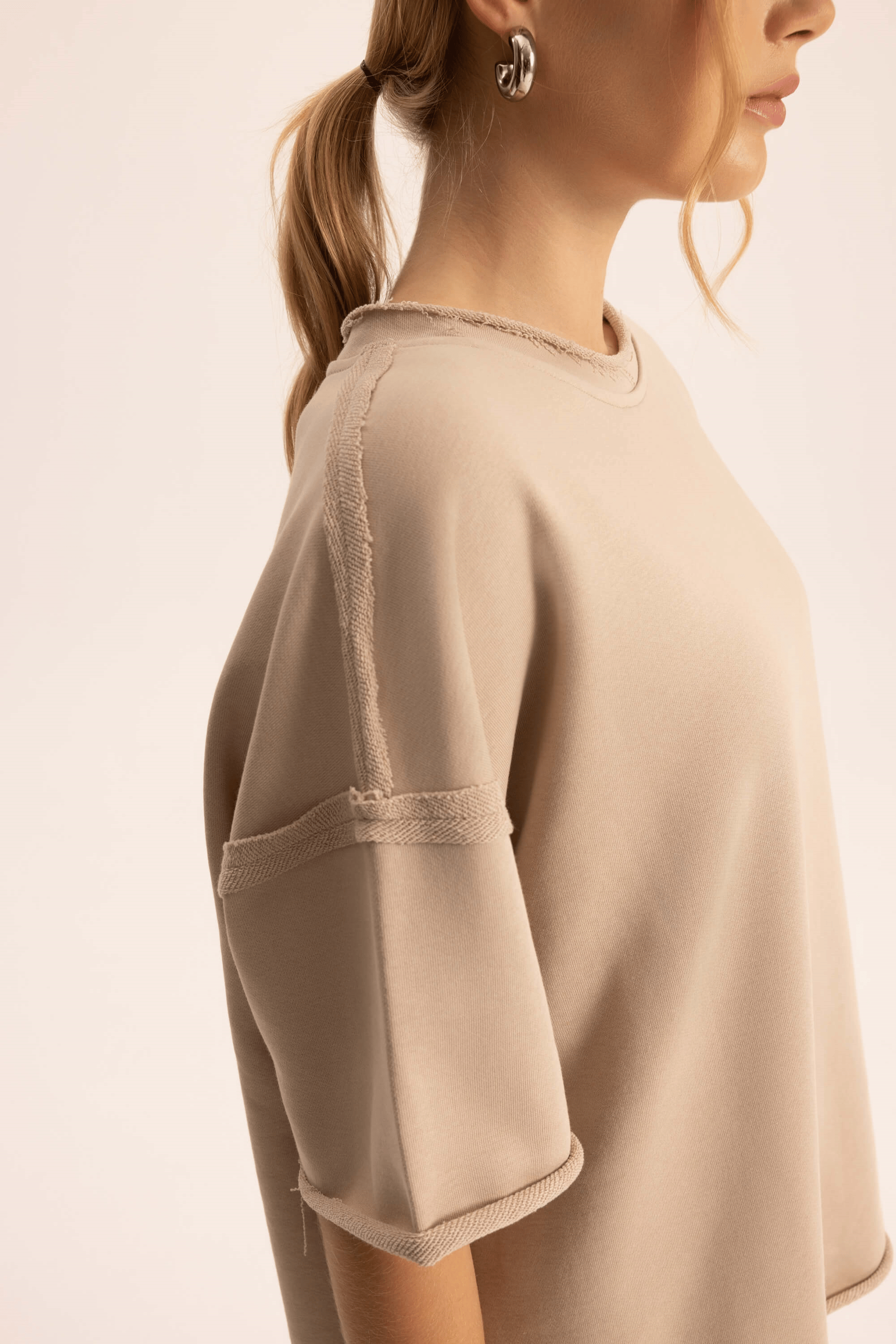 Flex Kemik Oversize T-Shirt Eşofman Takım