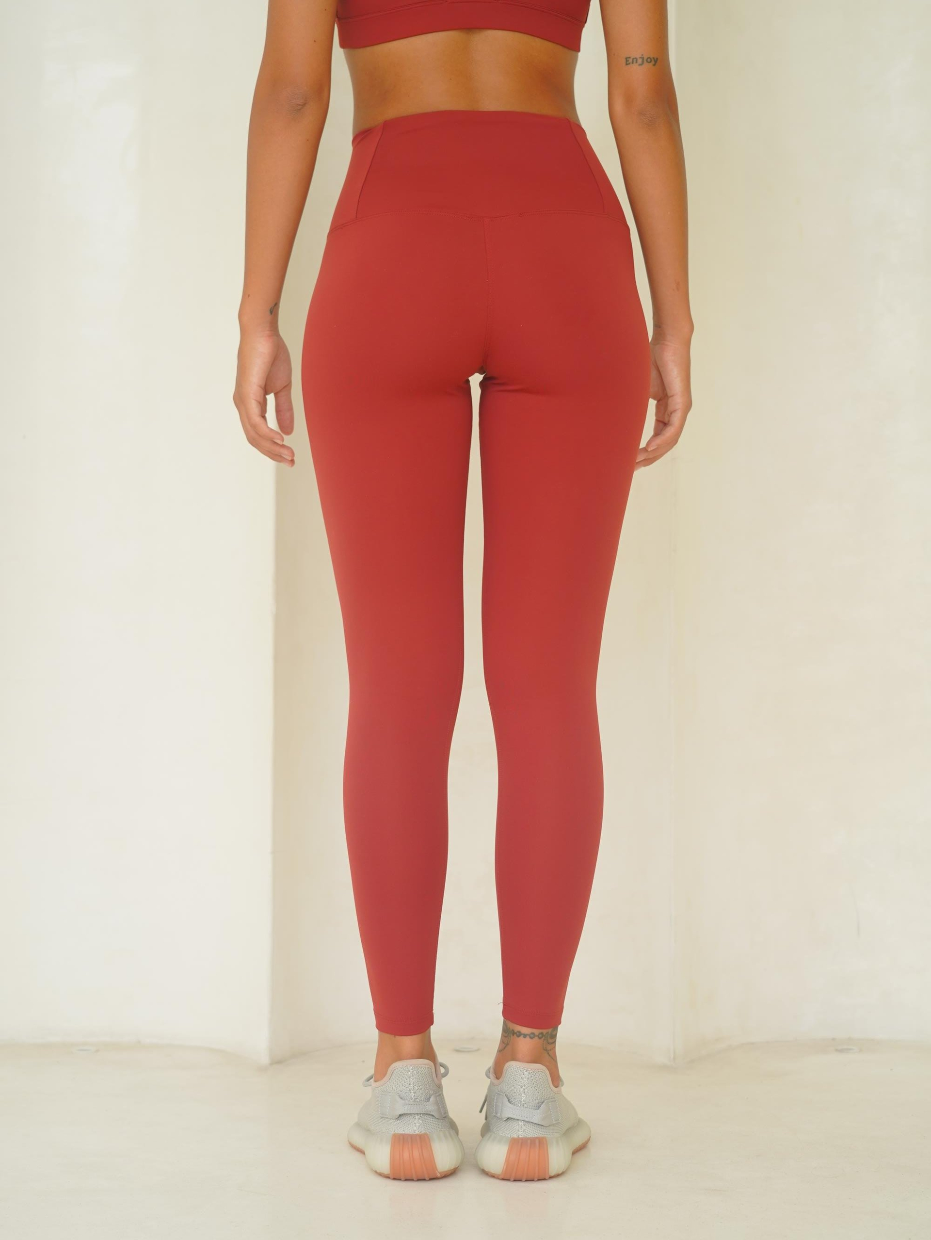 Fold Bilek Hizasında Bordo Tayt