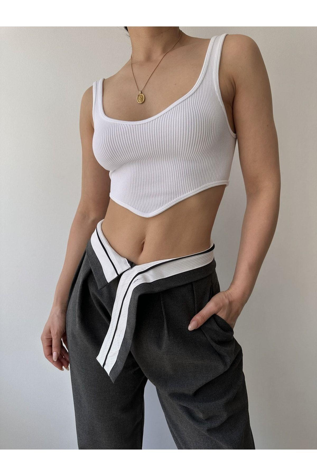 Mai Ganni Anthracite Palazzo Trousers