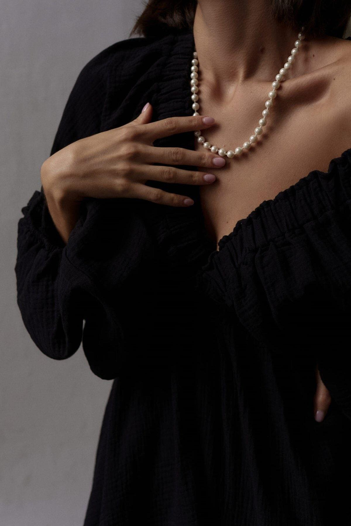 Bohemai Grace Black Muslin Dress