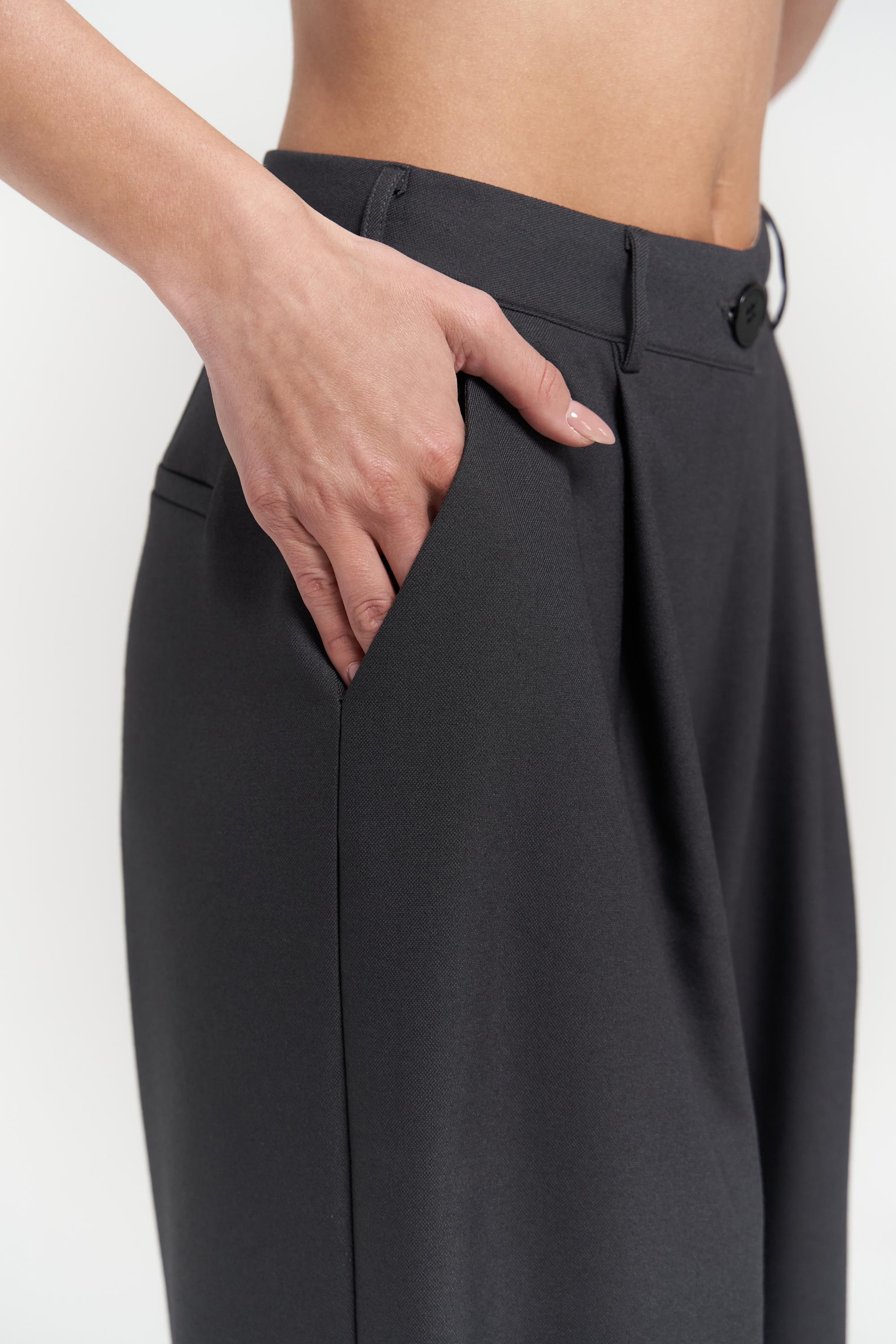 Halvyn Dar Kesim Blazer Antrasit Takım