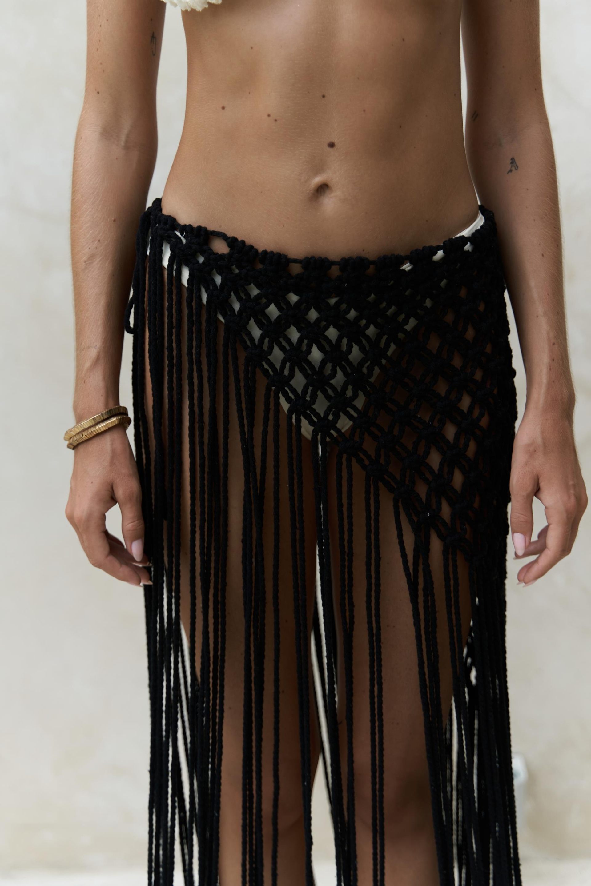 Hamper Siyah File Etek