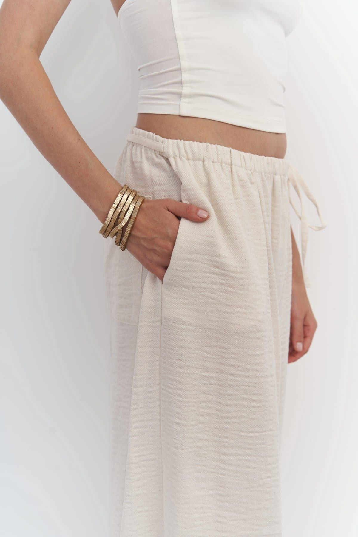 Harmony Ecru Trousers