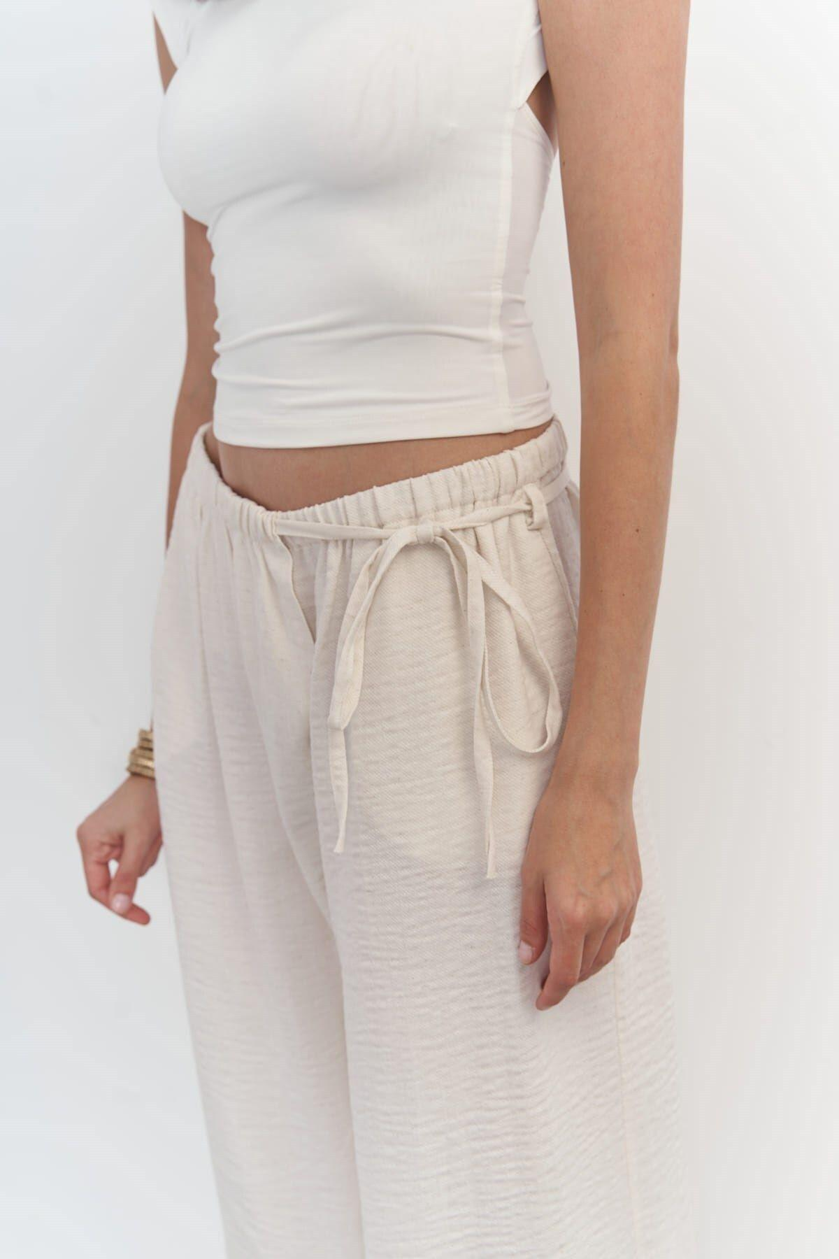Harmony Ecru Trousers