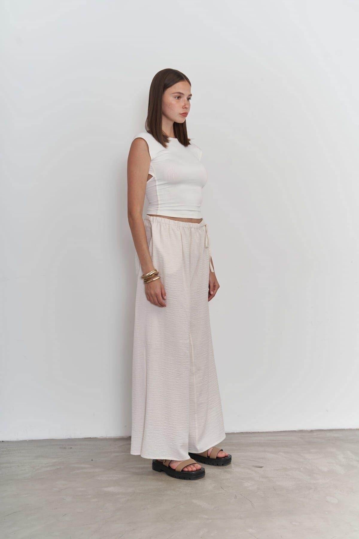 Harmony Ecru Trousers