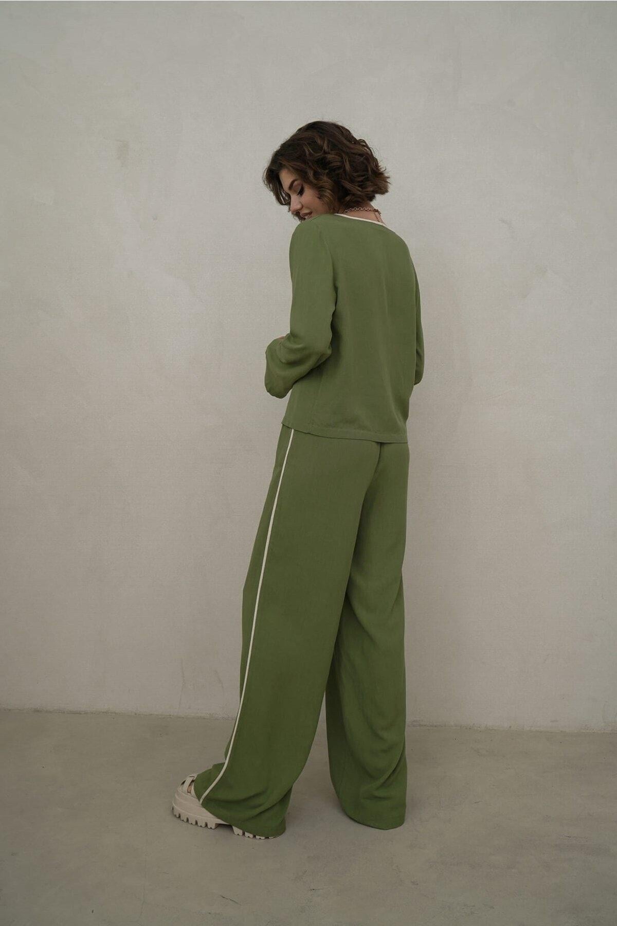 Bohemai Hazel Green Two Piece Set
