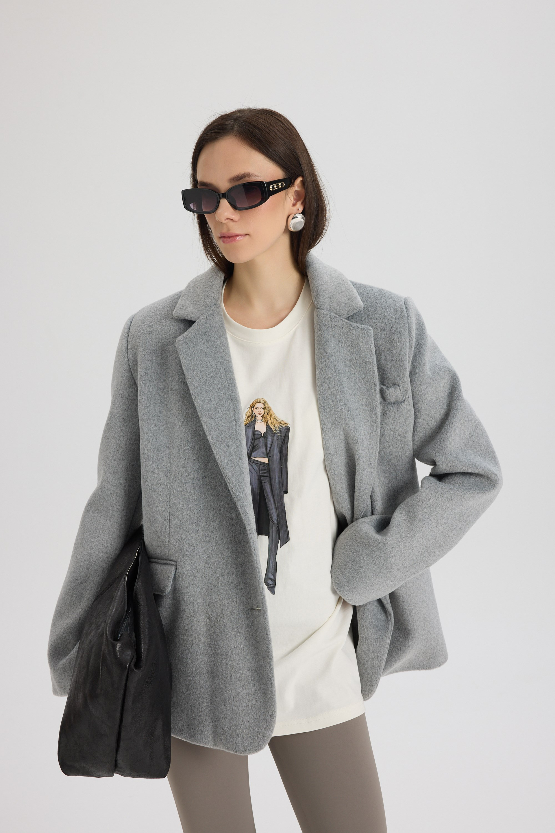 Helene Oversize Beyaz T-Shirt