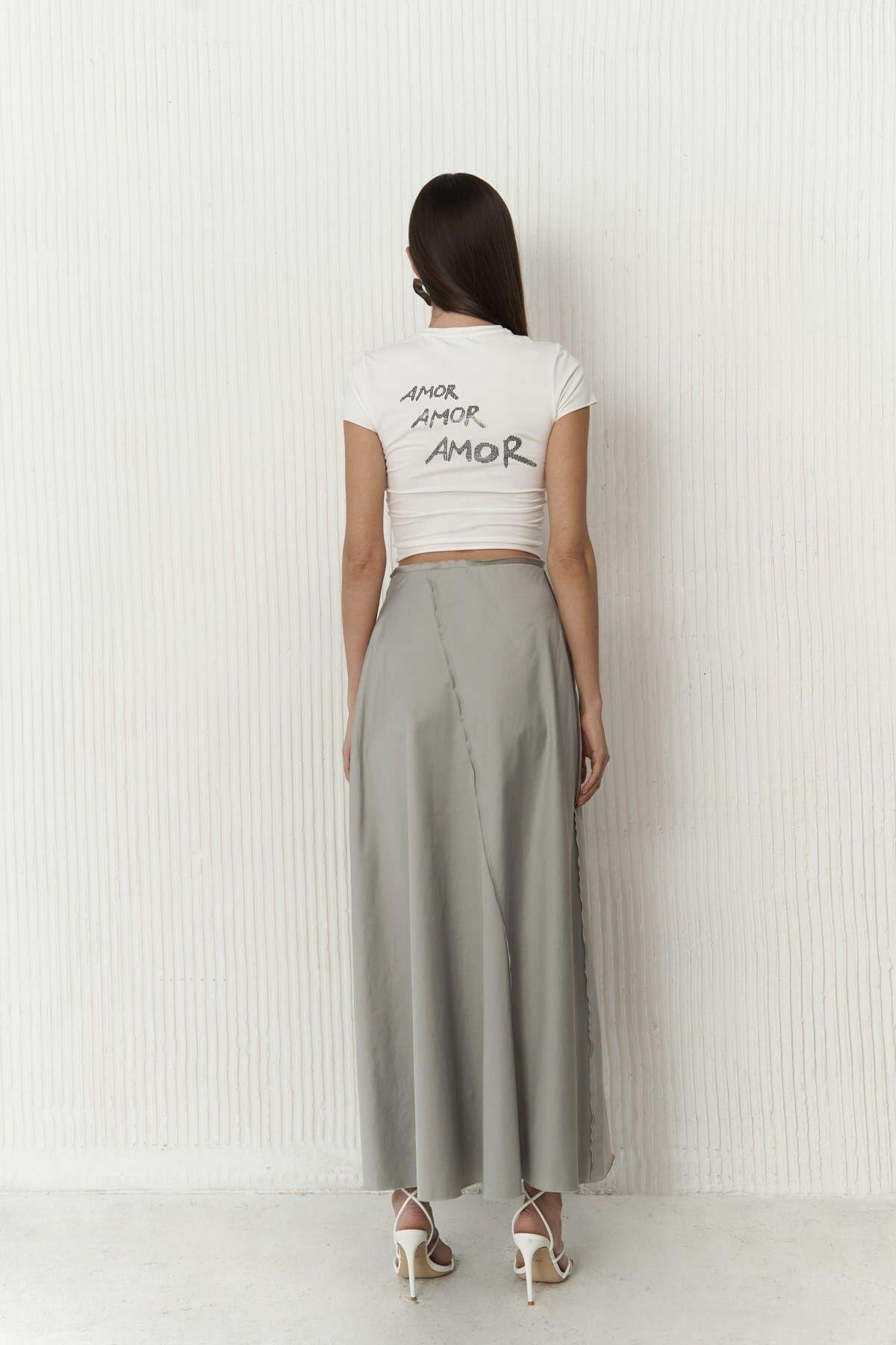 Hendra Gray Skirt 