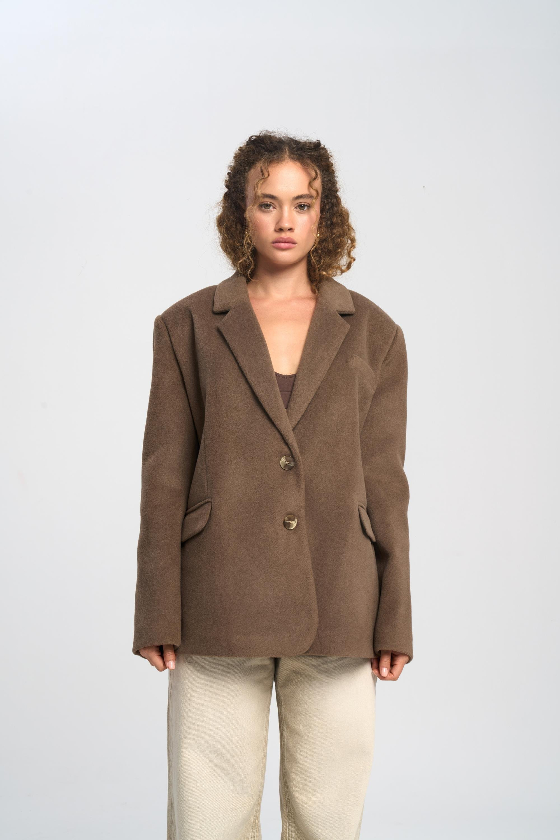 Howell Açık Kahve Blazer Ceket