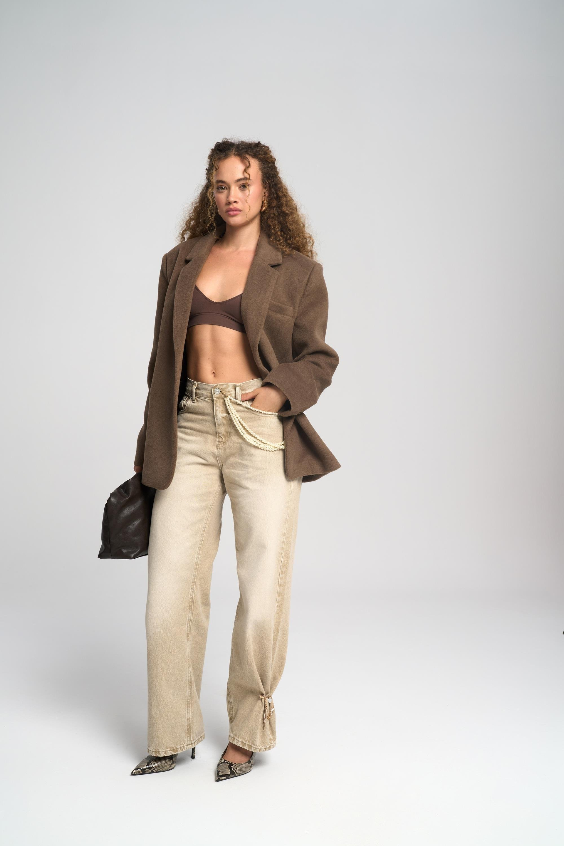 Howell Açık Kahve Blazer Ceket