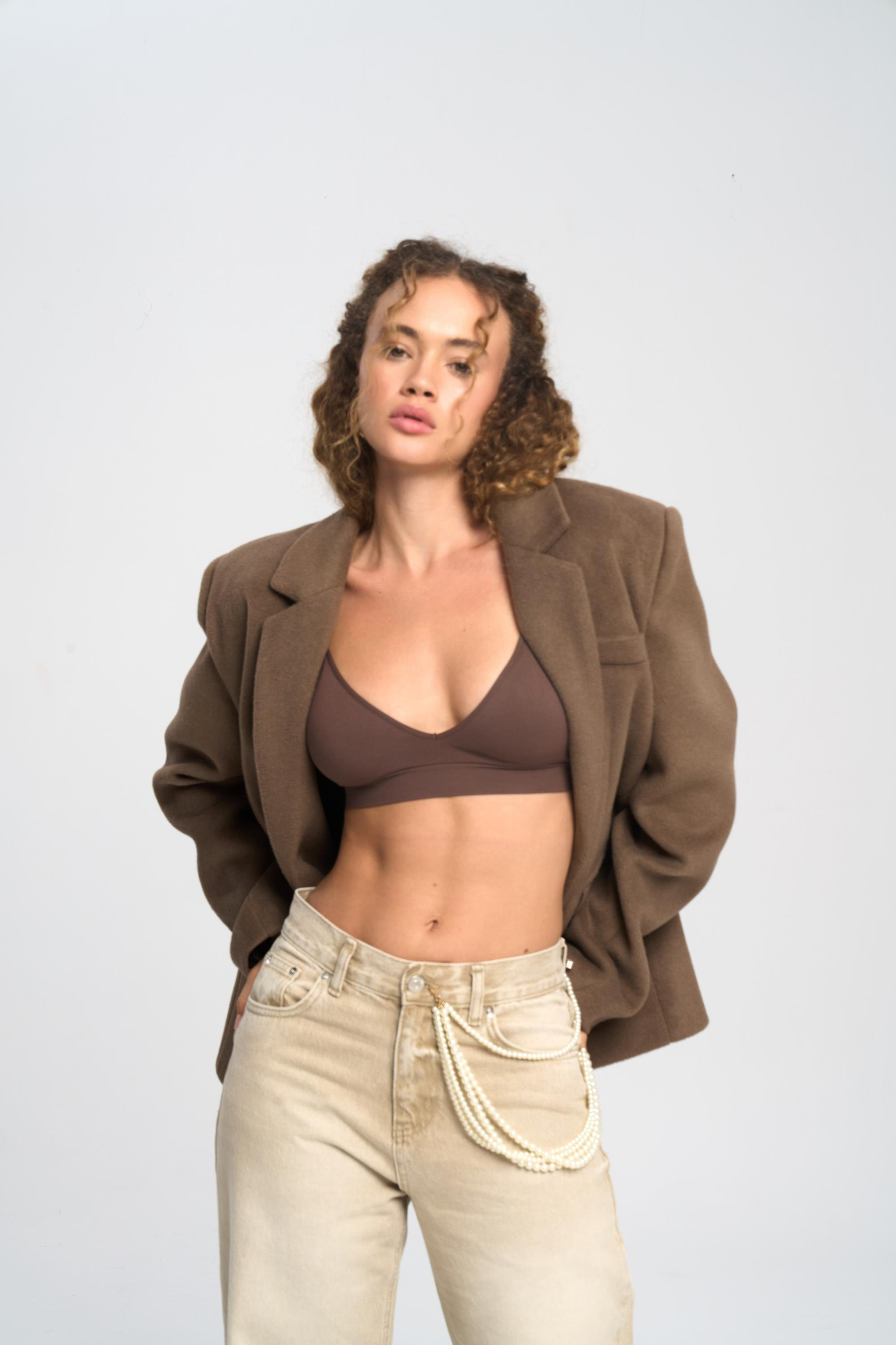 Howell Açık Kahve Blazer Ceket