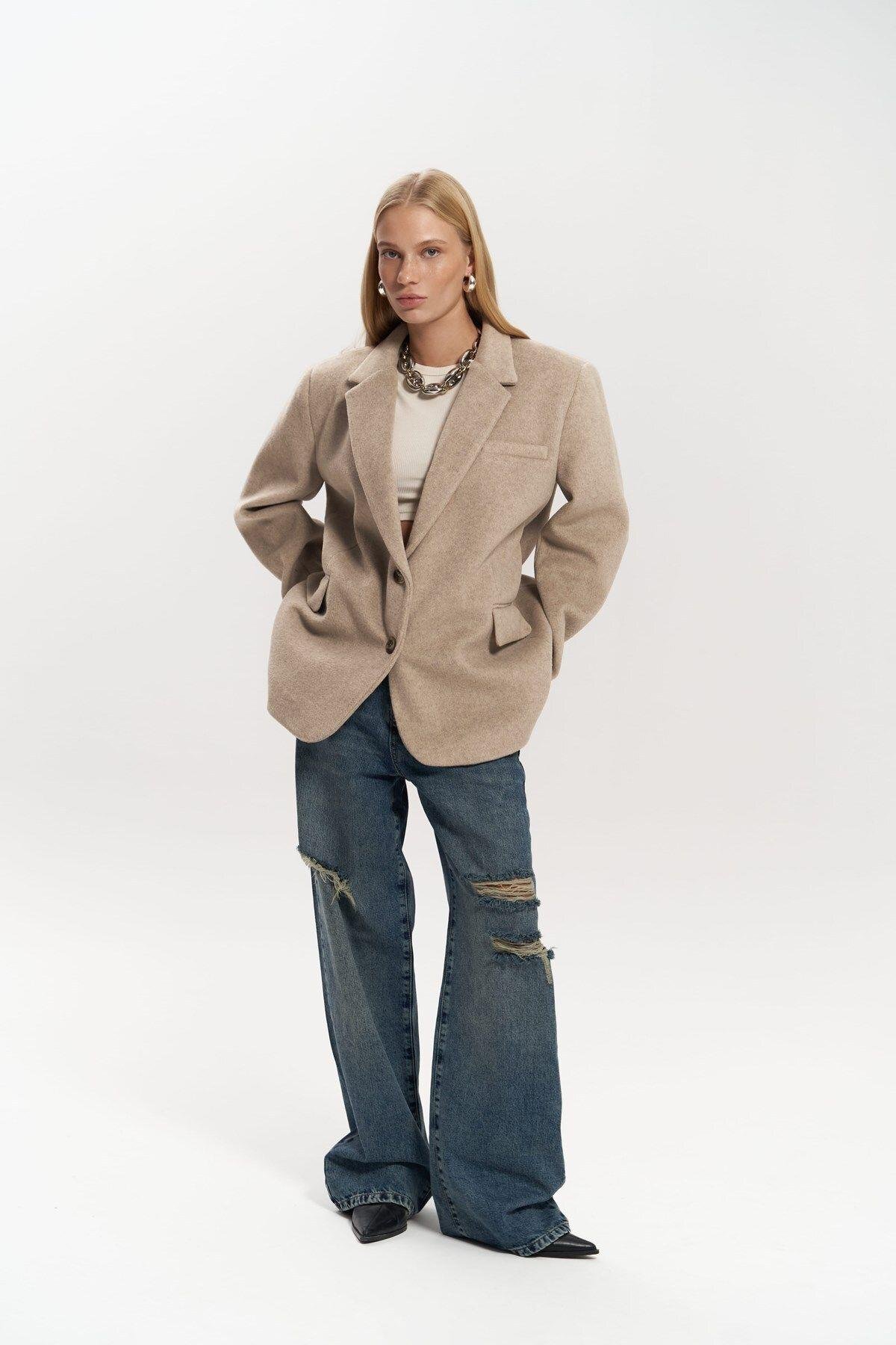 Howell Light Brown Blazer