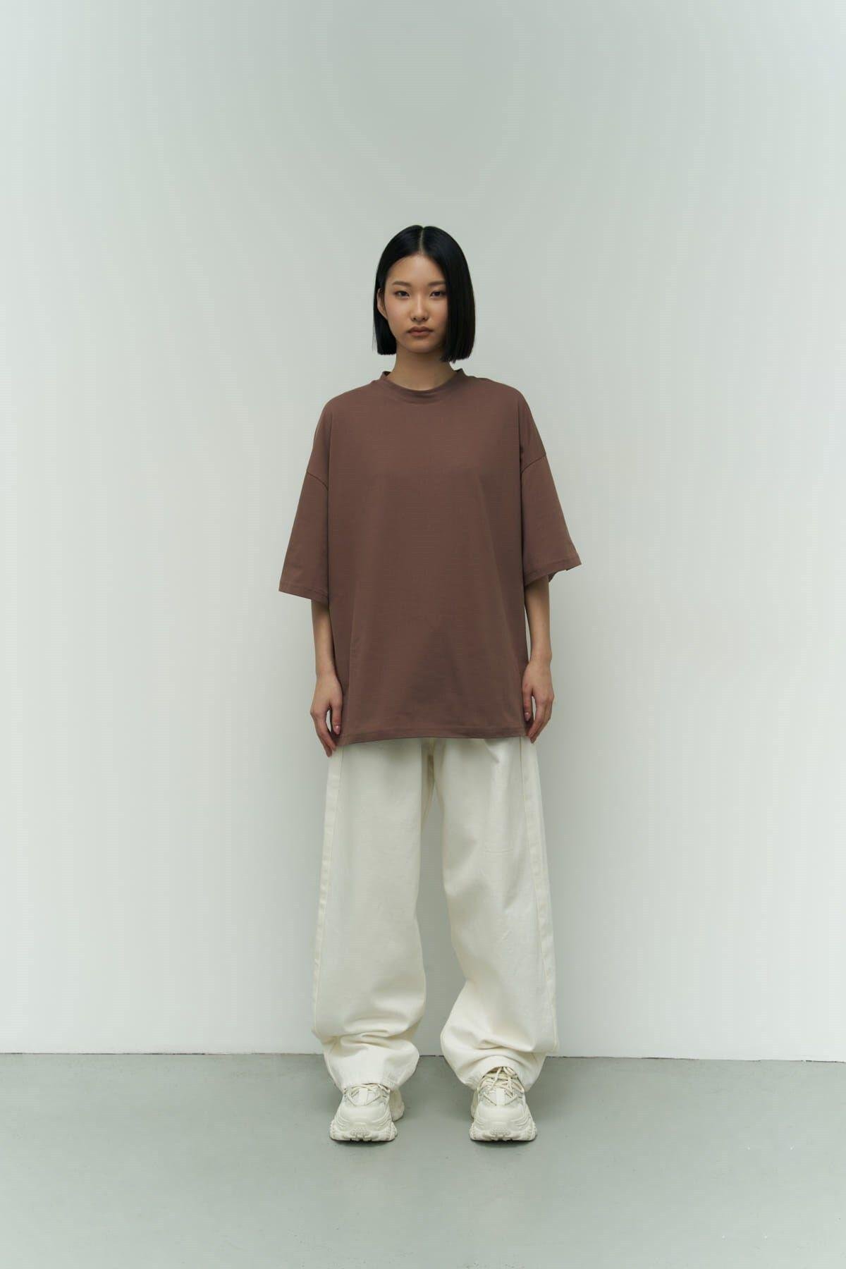 I Like Mama Brown Oversized T-Shirt