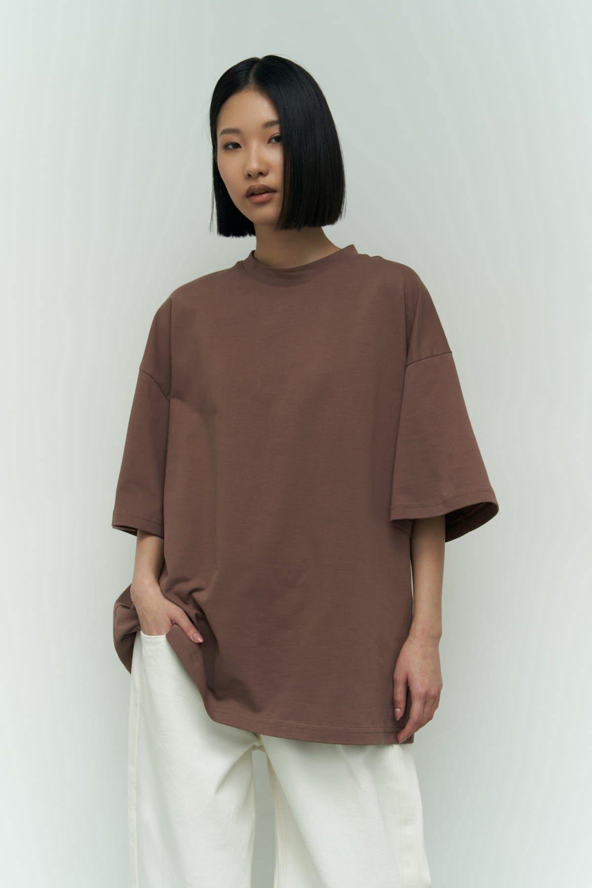 I Like Mama Brown Oversized T-Shirt