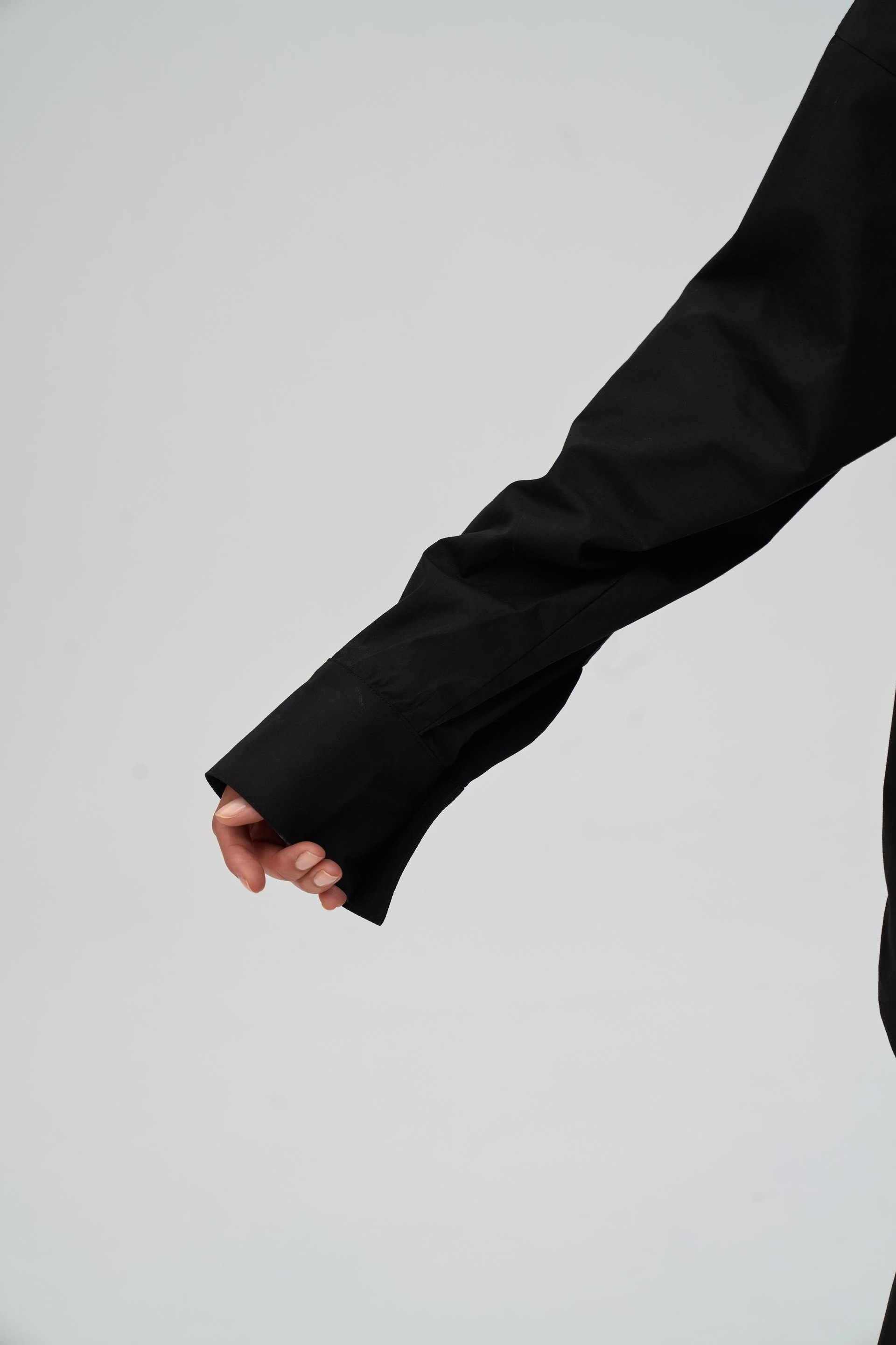 Josie Oversized Black Shirt