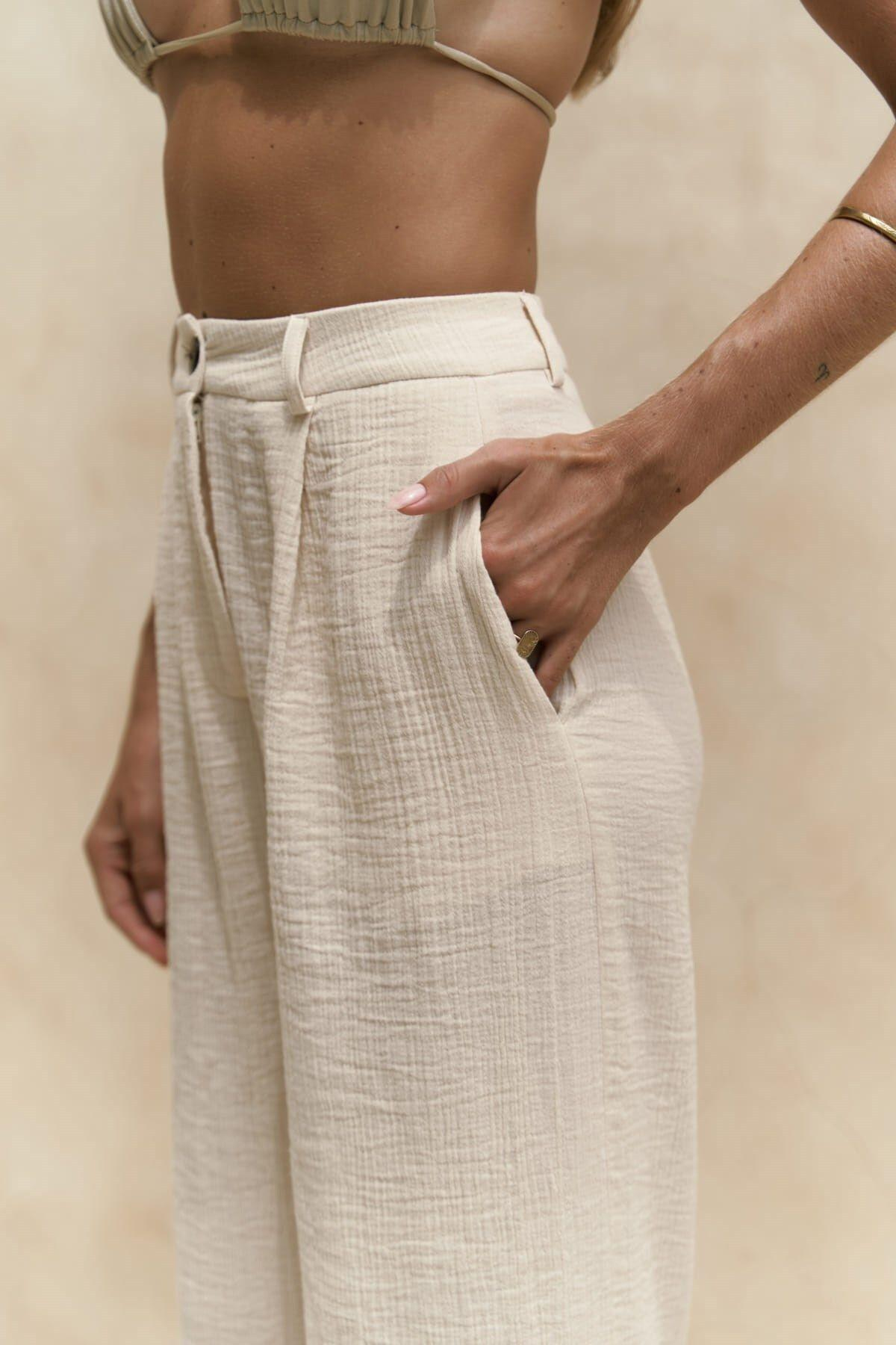 Joyo Beige Trousers