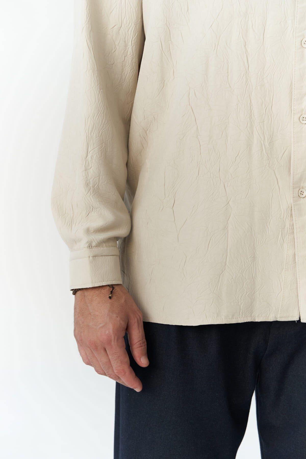 Juan Erkek Bej Gömlek