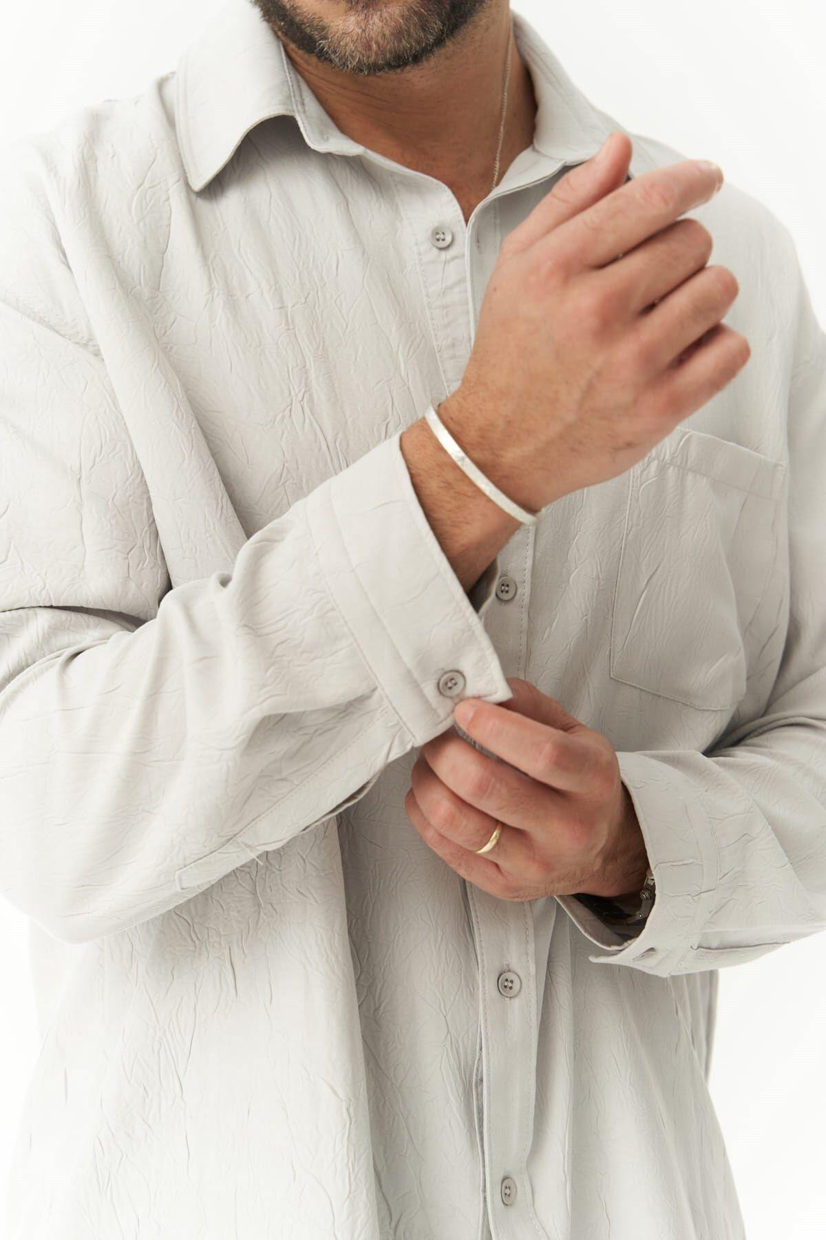 Juan Men's Gray Shirt