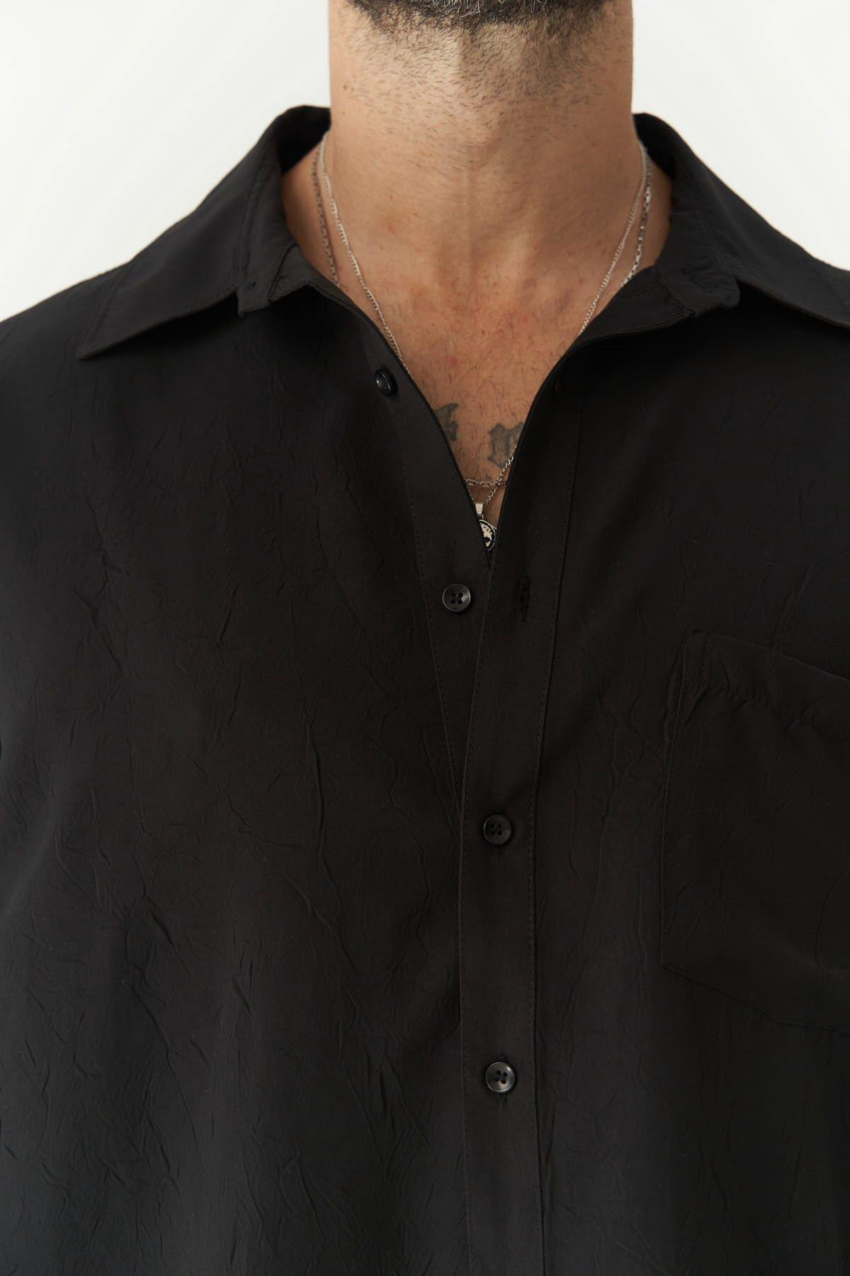 Juan Men's Black Shirt