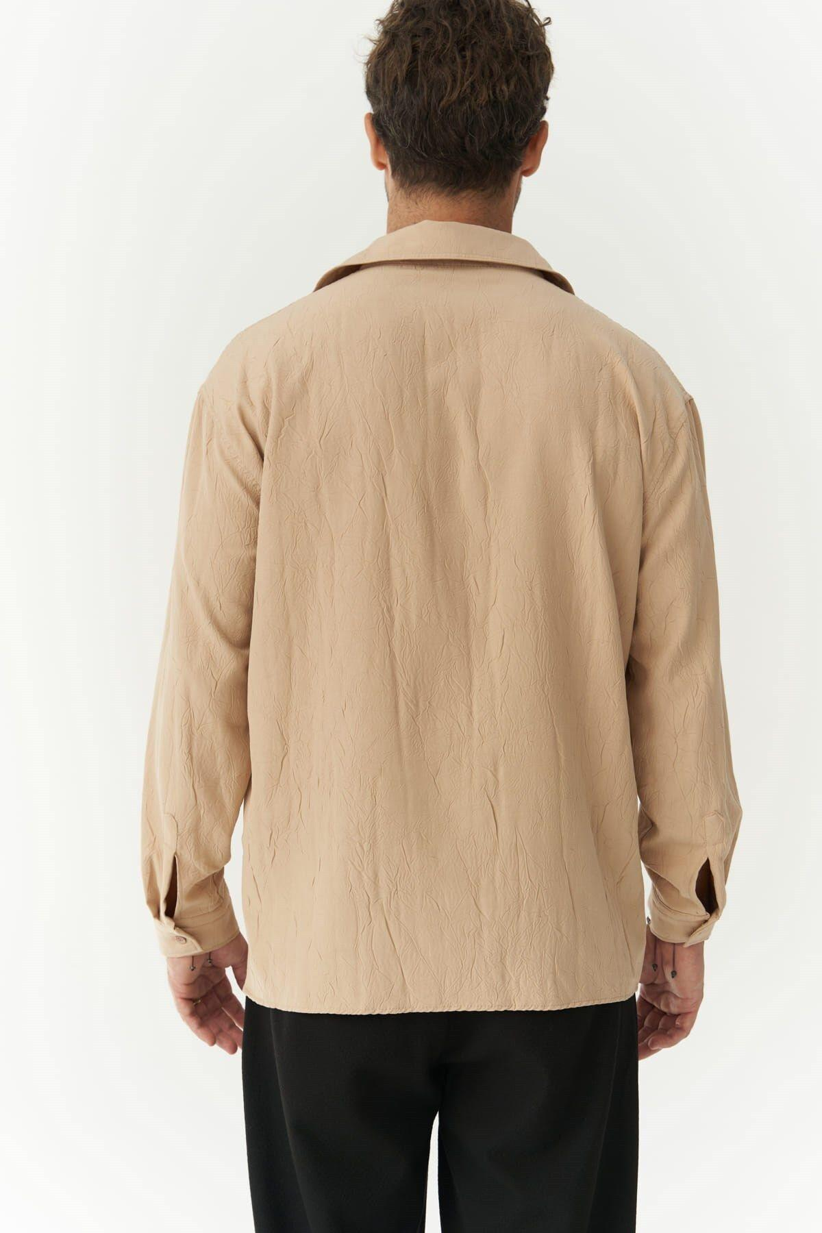 Juan Men's Light Brown Shirt