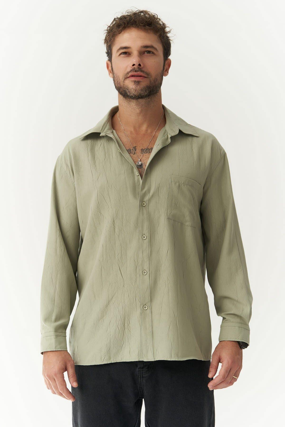 Juan Men's Green Shirt
