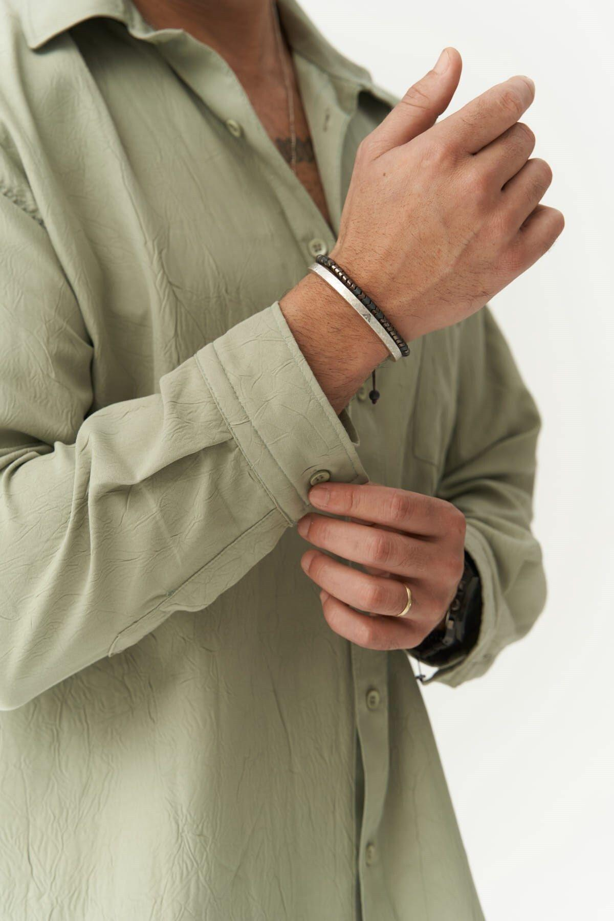 Juan Men's Green Shirt