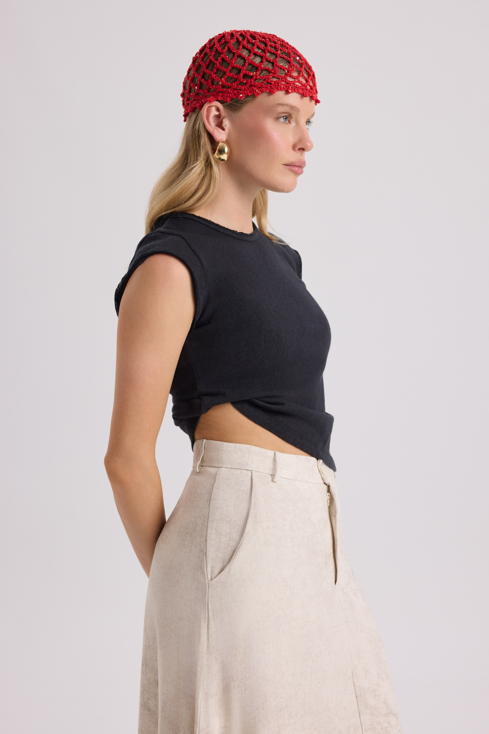 Kensal Slim Fit Black T-Shirt
