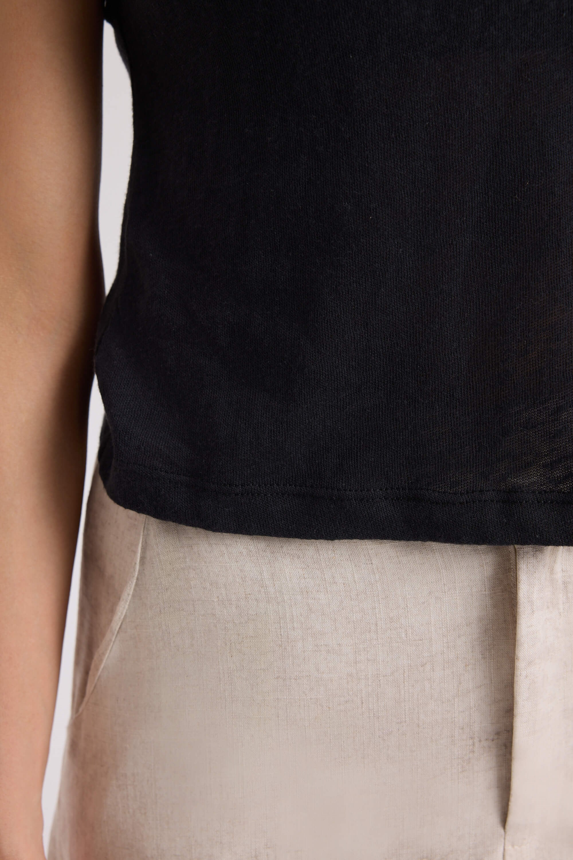 Kensal Slim Fit Black T-Shirt