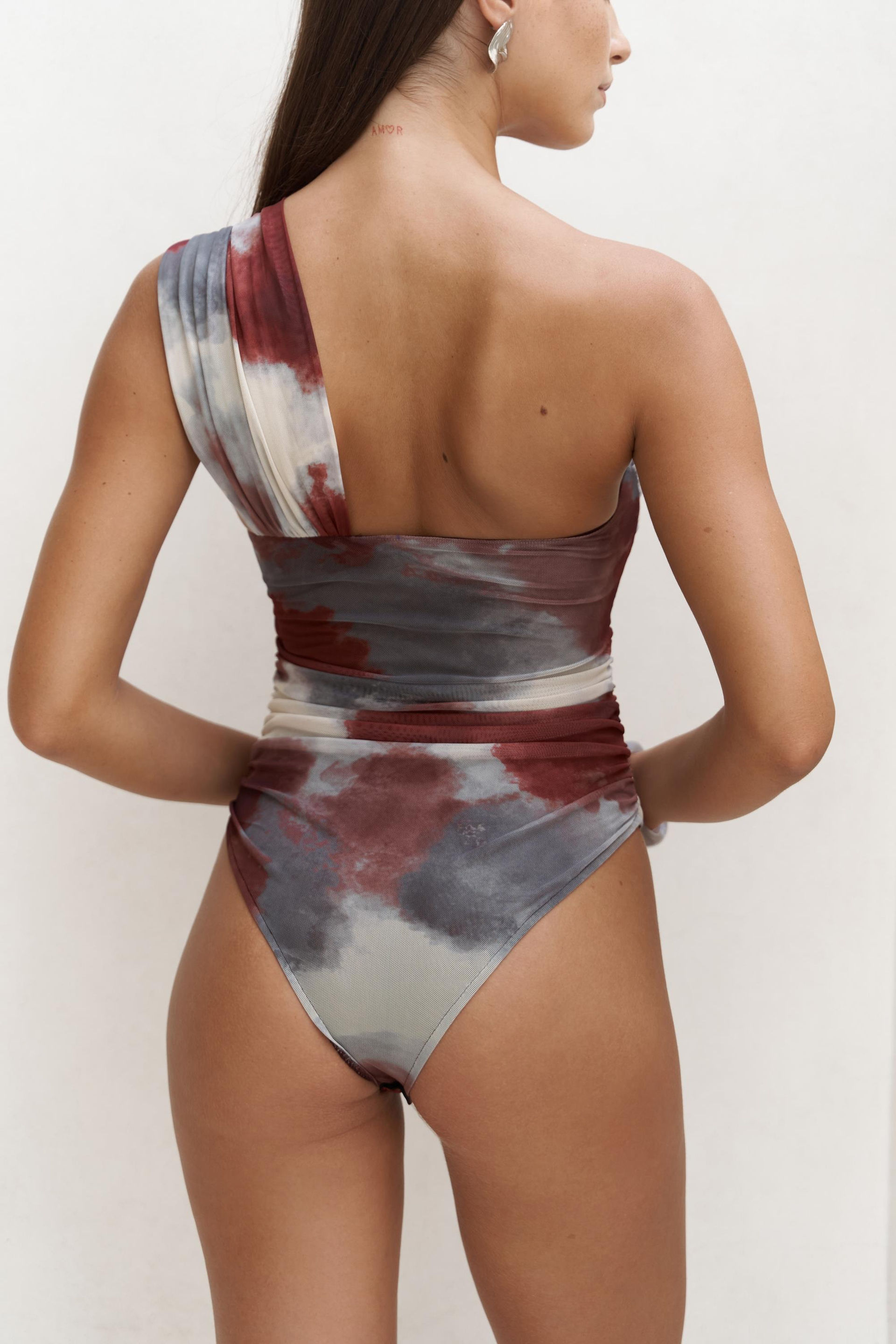 Kibetinosella Tek Omuz Bordo Body