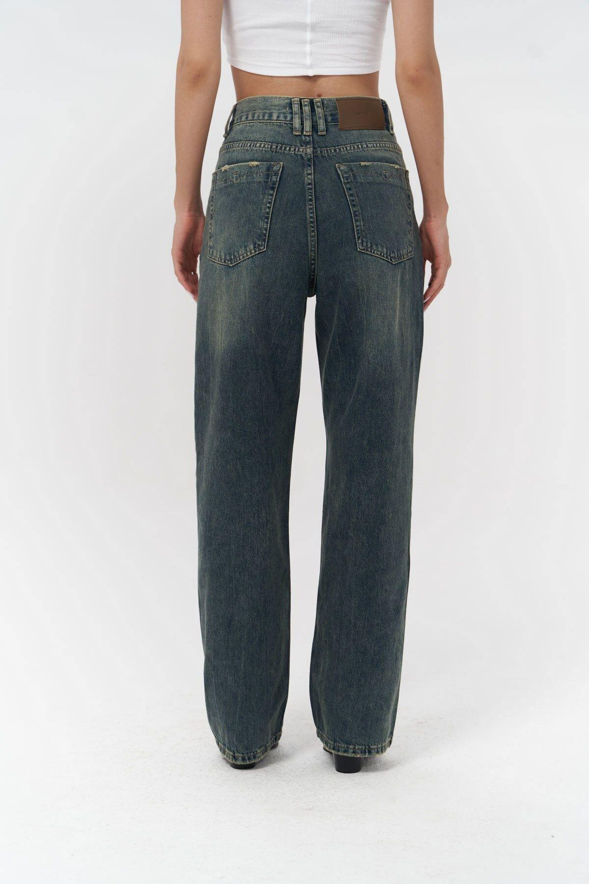 Laura Dirty Green Jeans