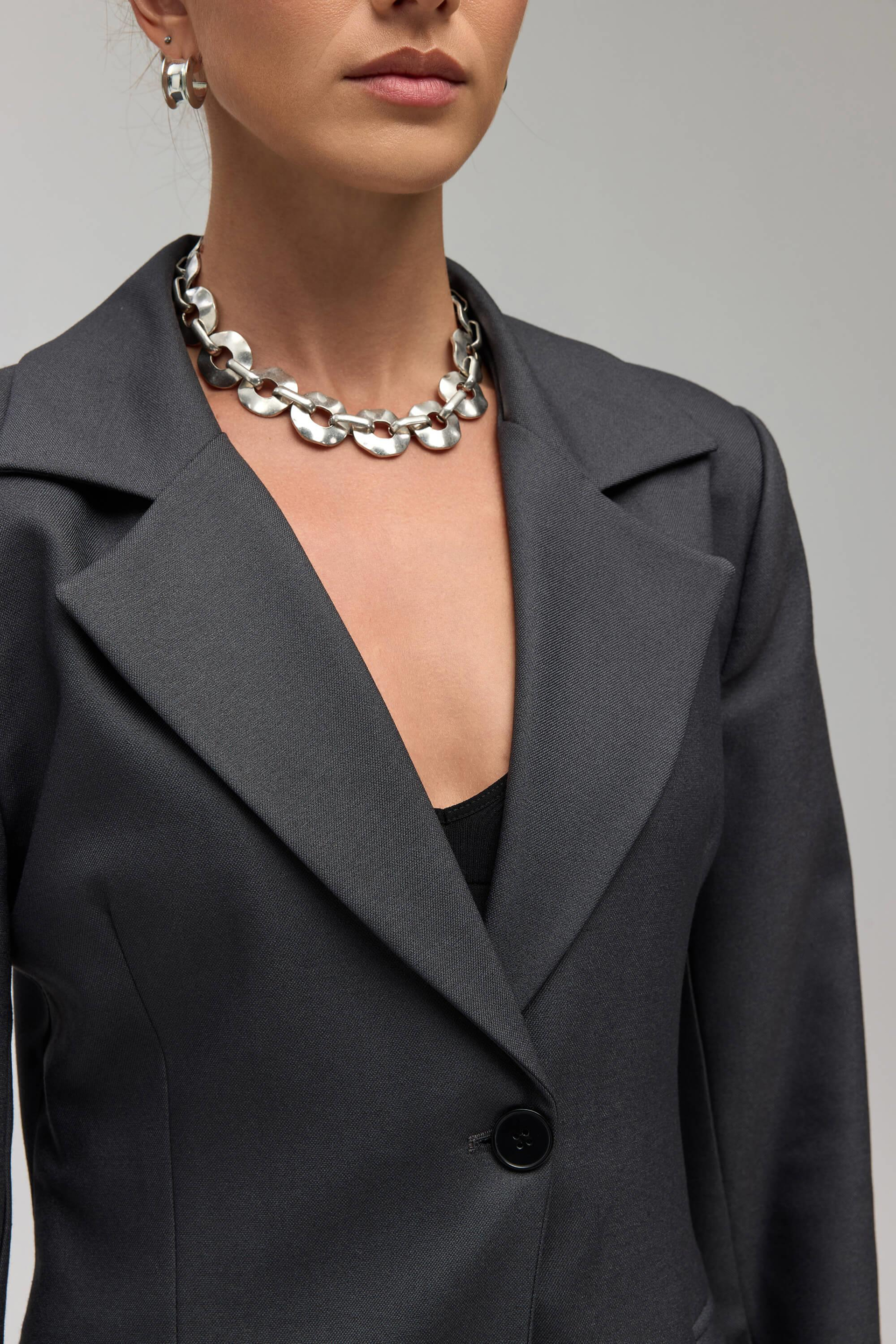 Lecco Dar Kesim Antrasit Blazer