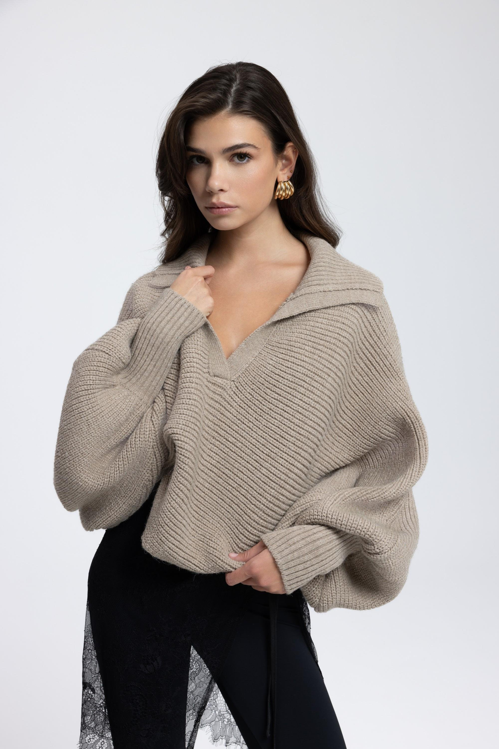 Livia Vizon Yakalı Kazak