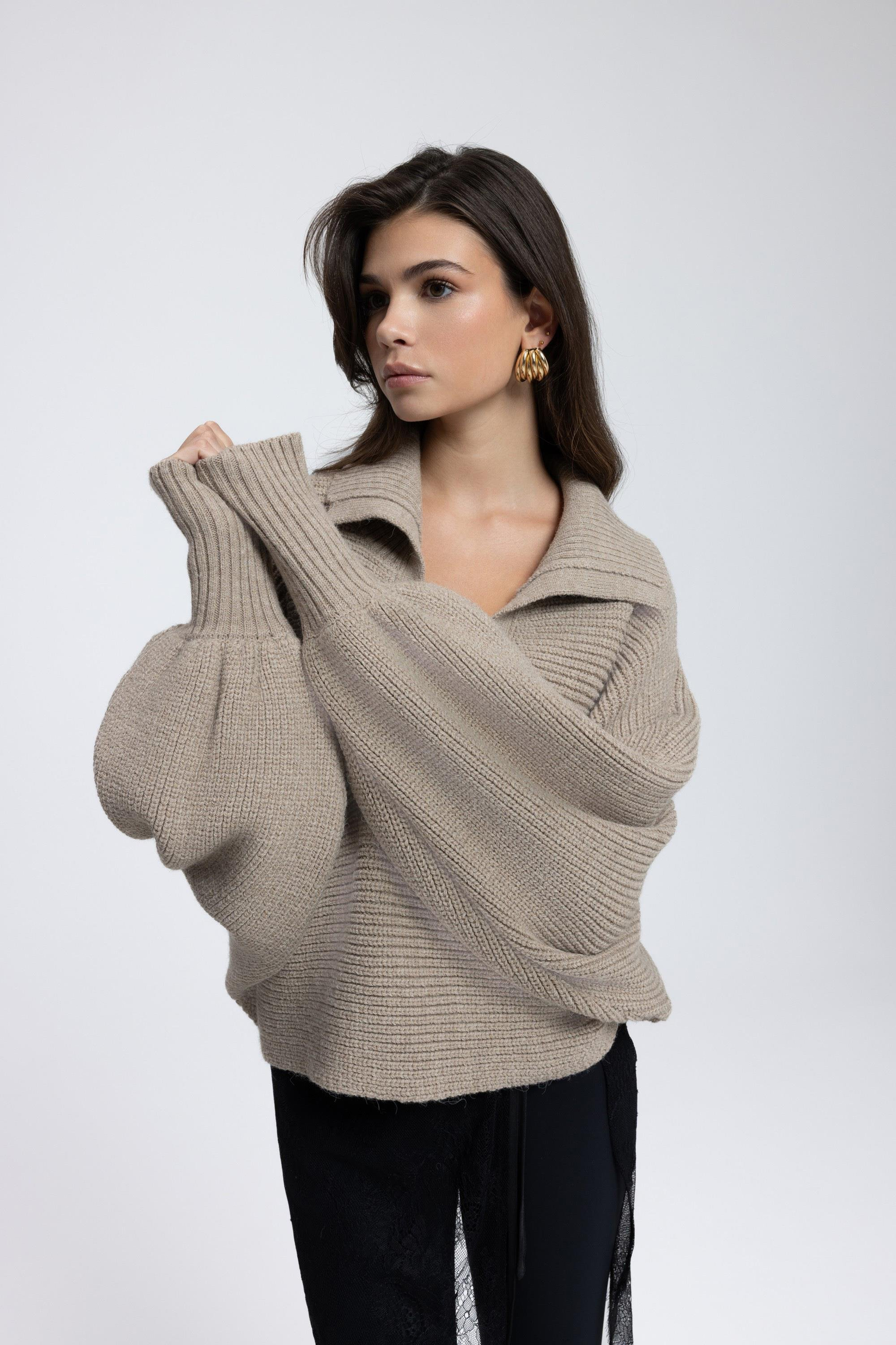 Livia Vizon Yakalı Kazak