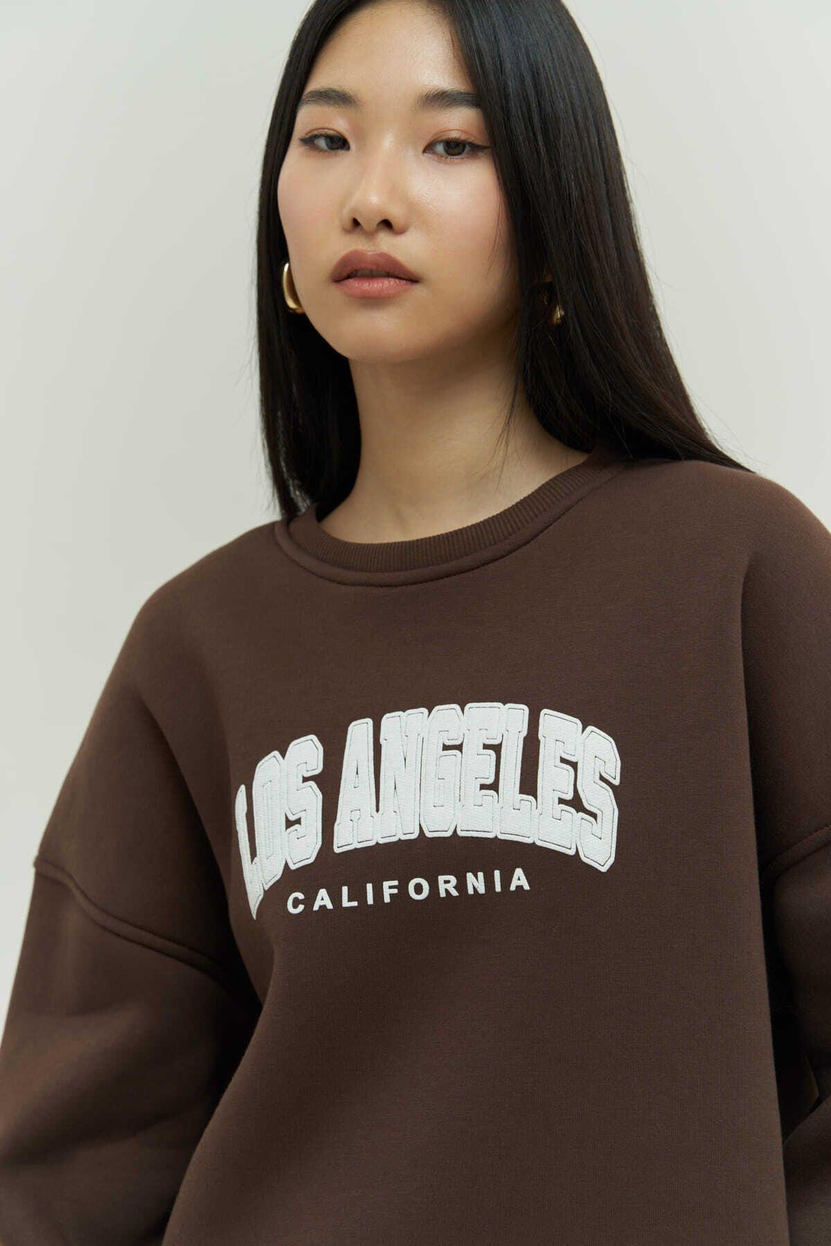 MCLLCTN Los Angeles Brown Track Suit