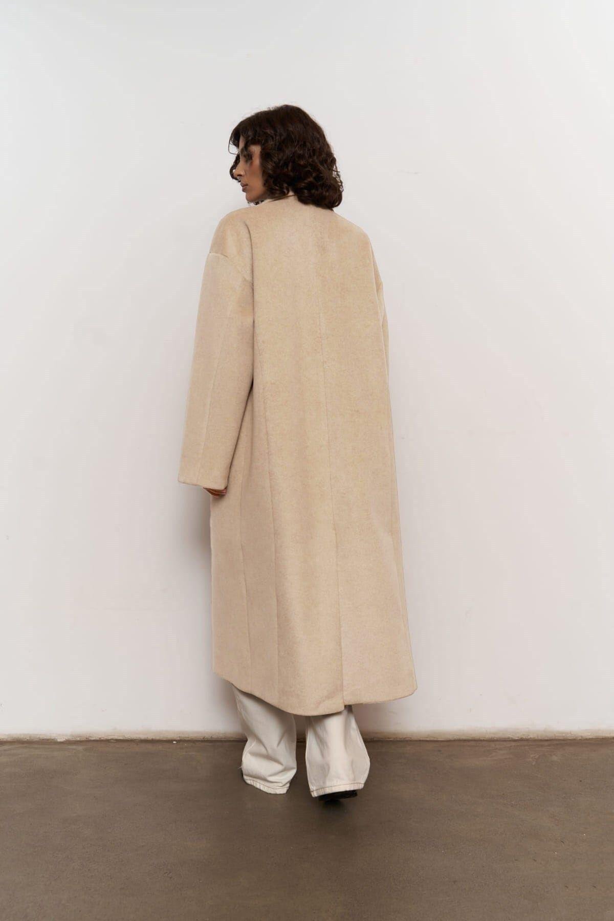 Lowen Beige Oversize Coat