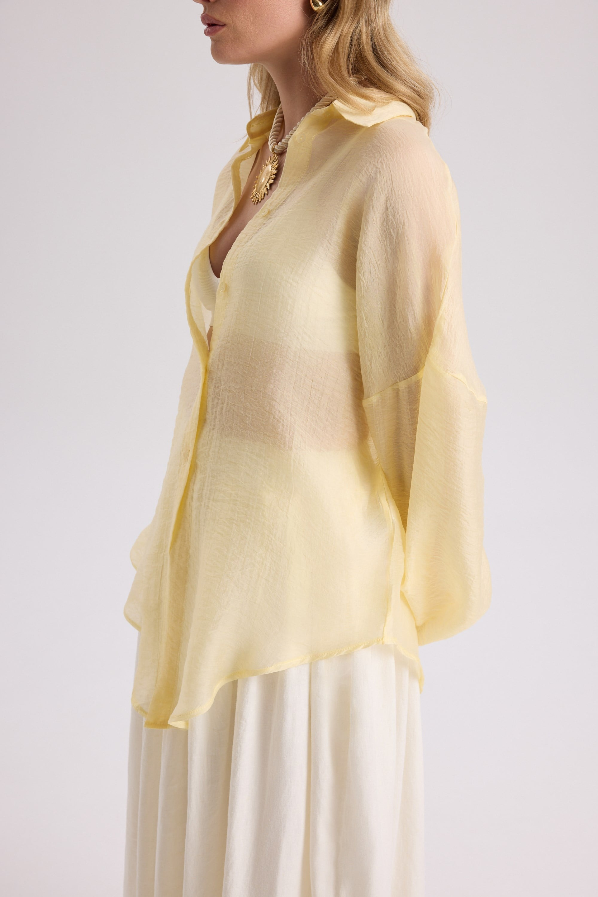 Lyra Oversized Yellow Shirt