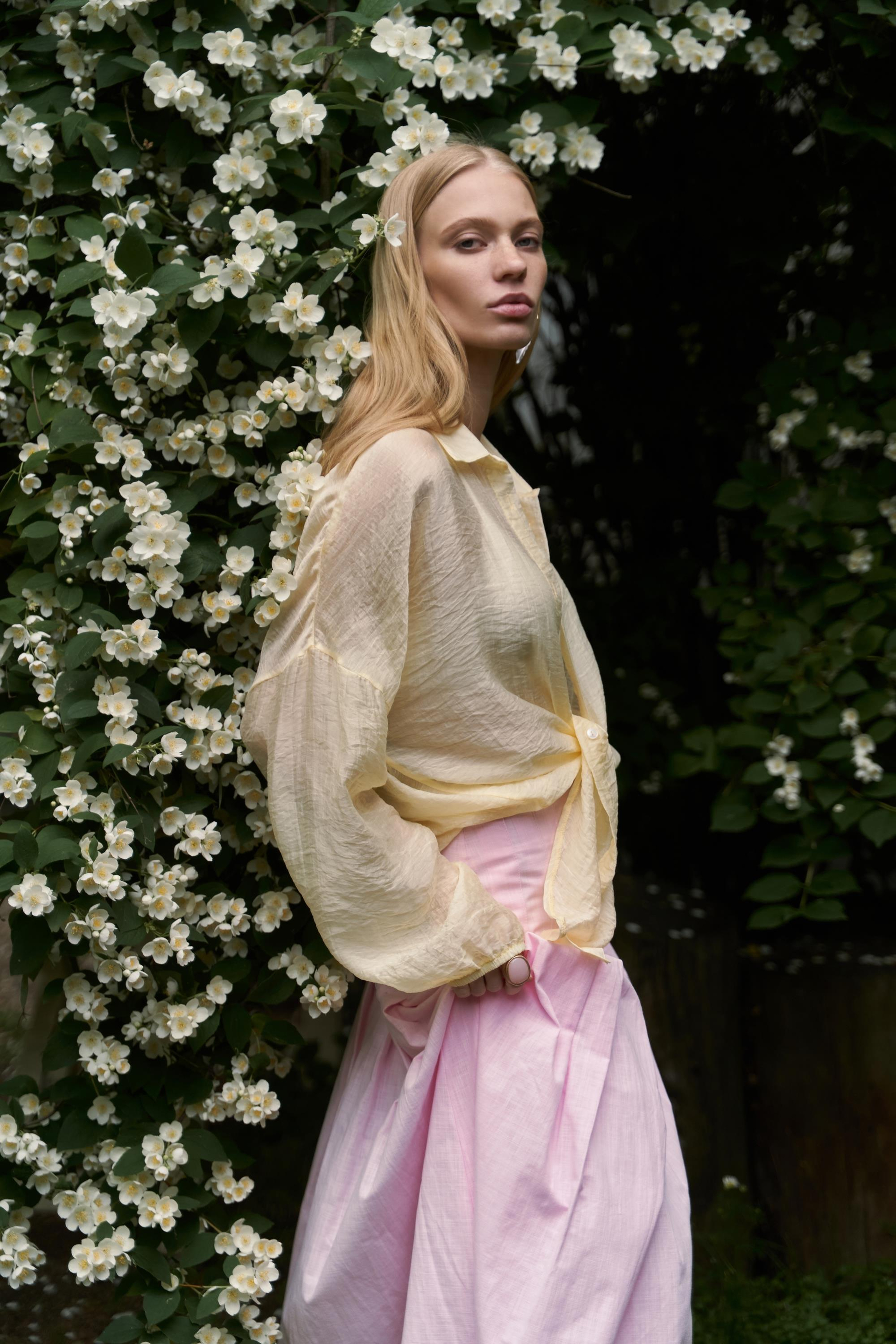 Lyra Oversize Sarı Gömlek