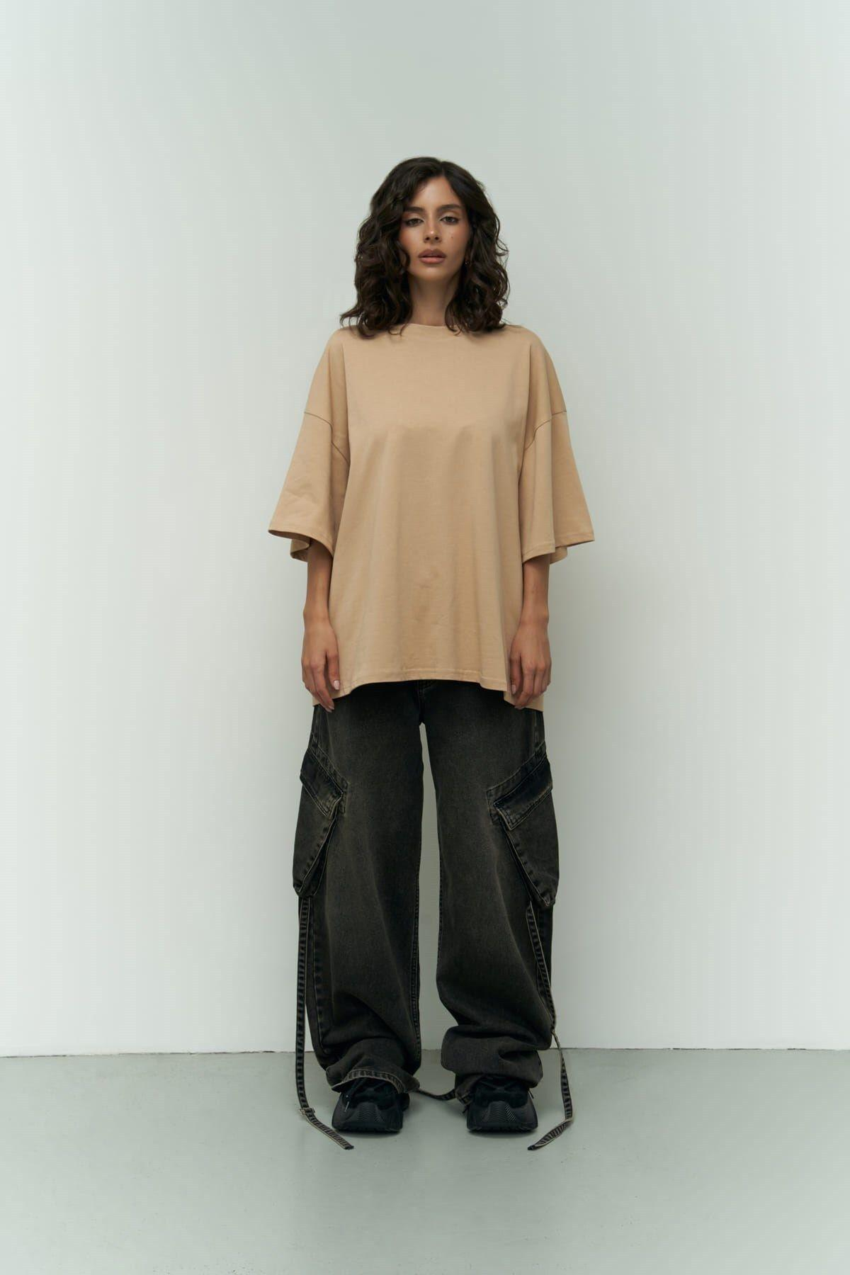 Mai Collection I Like Mama Vizon Oversize T-shirt