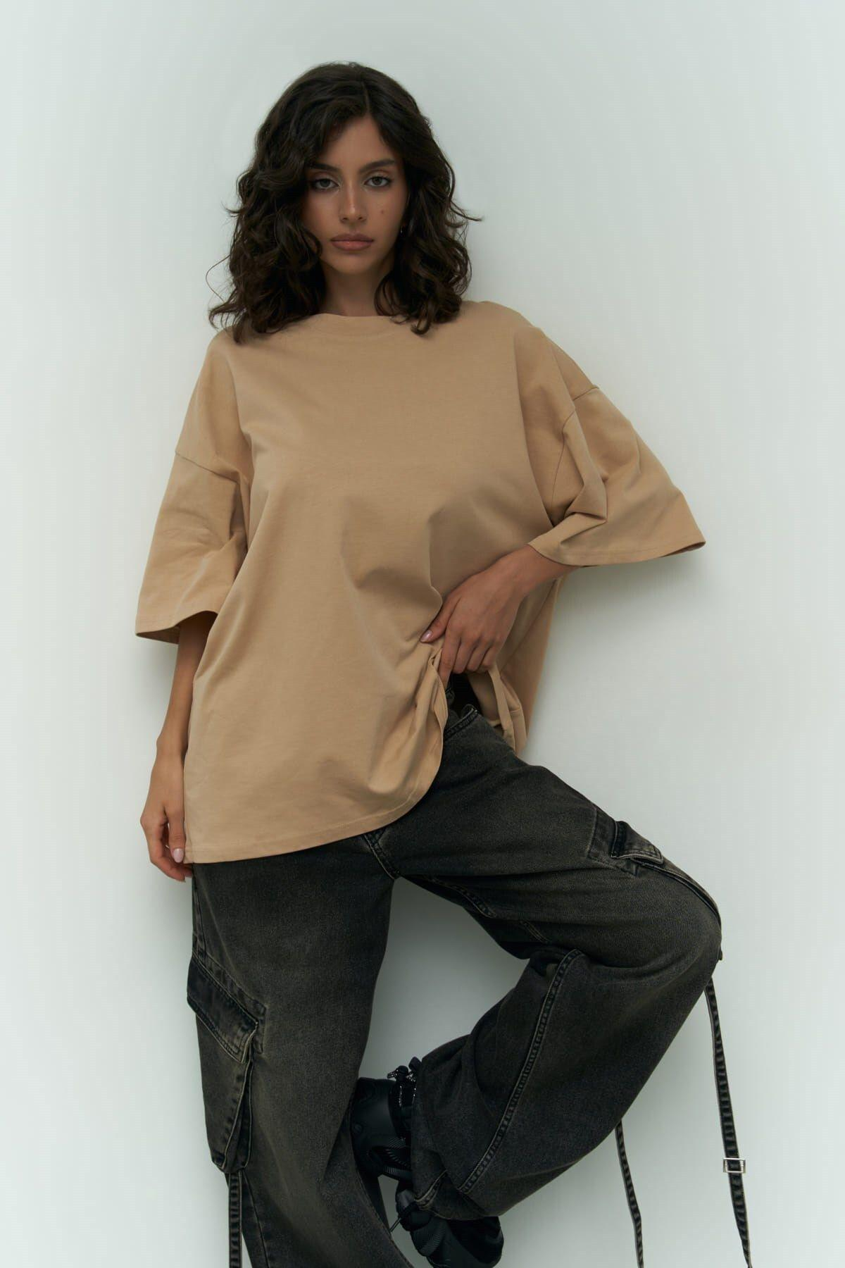 Mai Collection I Like Mama Vizon Oversize T-shirt