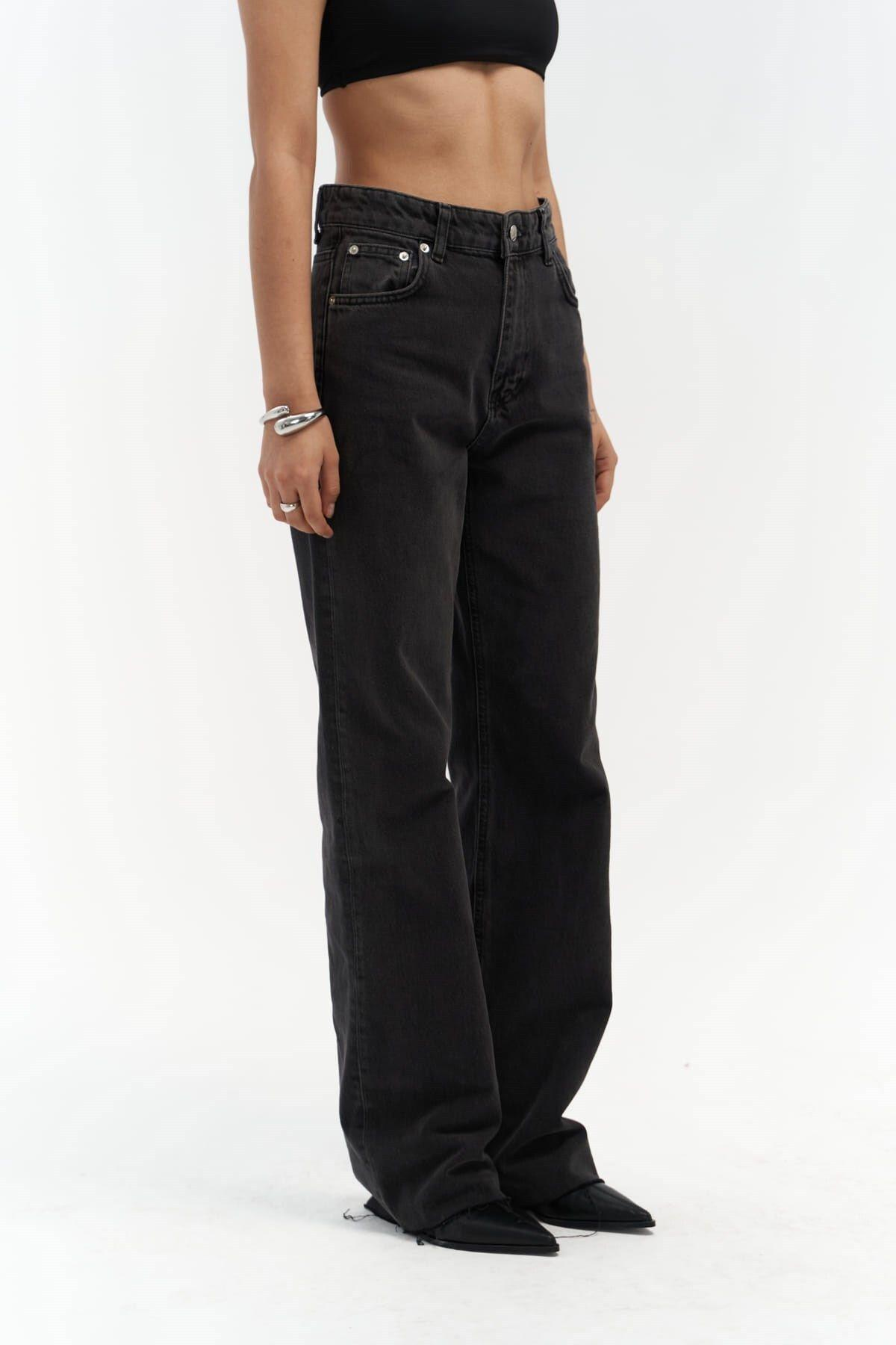 Mai Collection Marla Basic Siyah Jean Pantolon