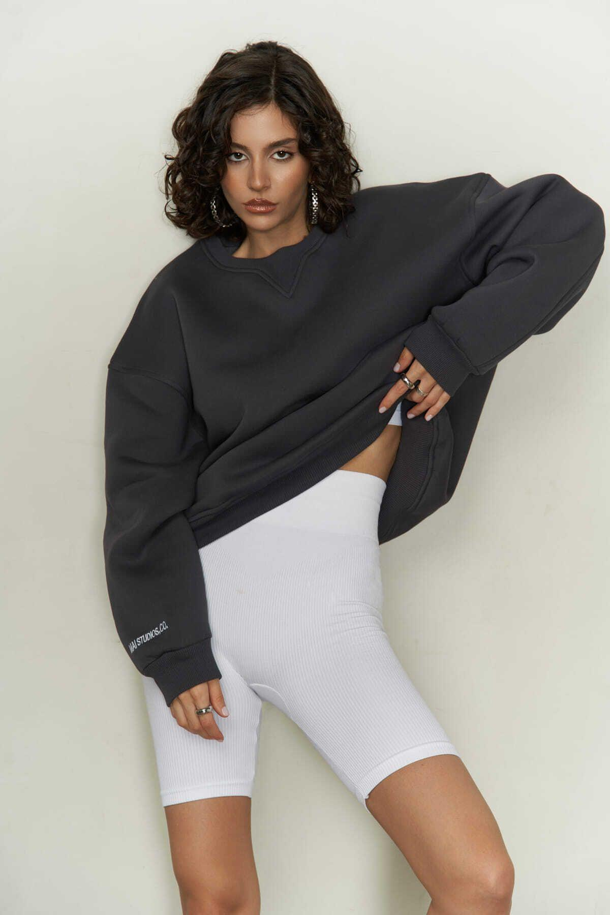 MCLLCTN Maico Anthracit Unisex Oversize Sweatshirt