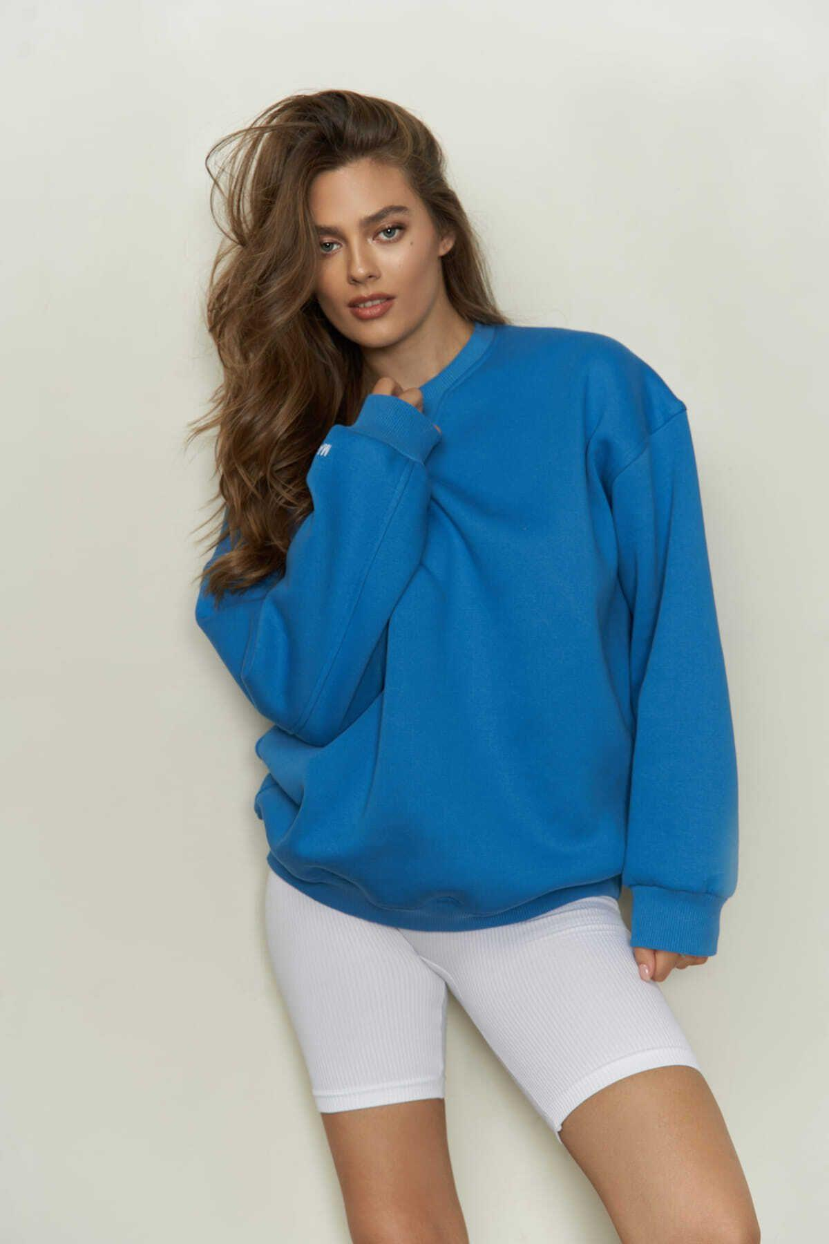 MCLLCTN Maico Blue Unisex Oversize Sweatshirt
