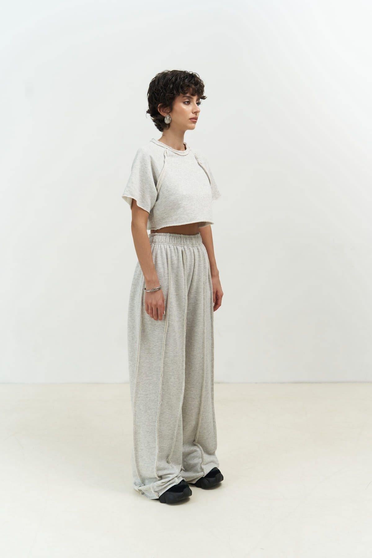 Marcio Karmelanj Crop Tracksuit Set