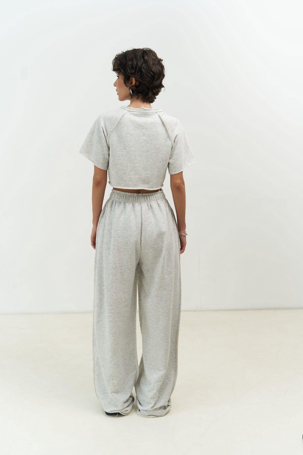Marcio Karmelanj Crop Tracksuit Set