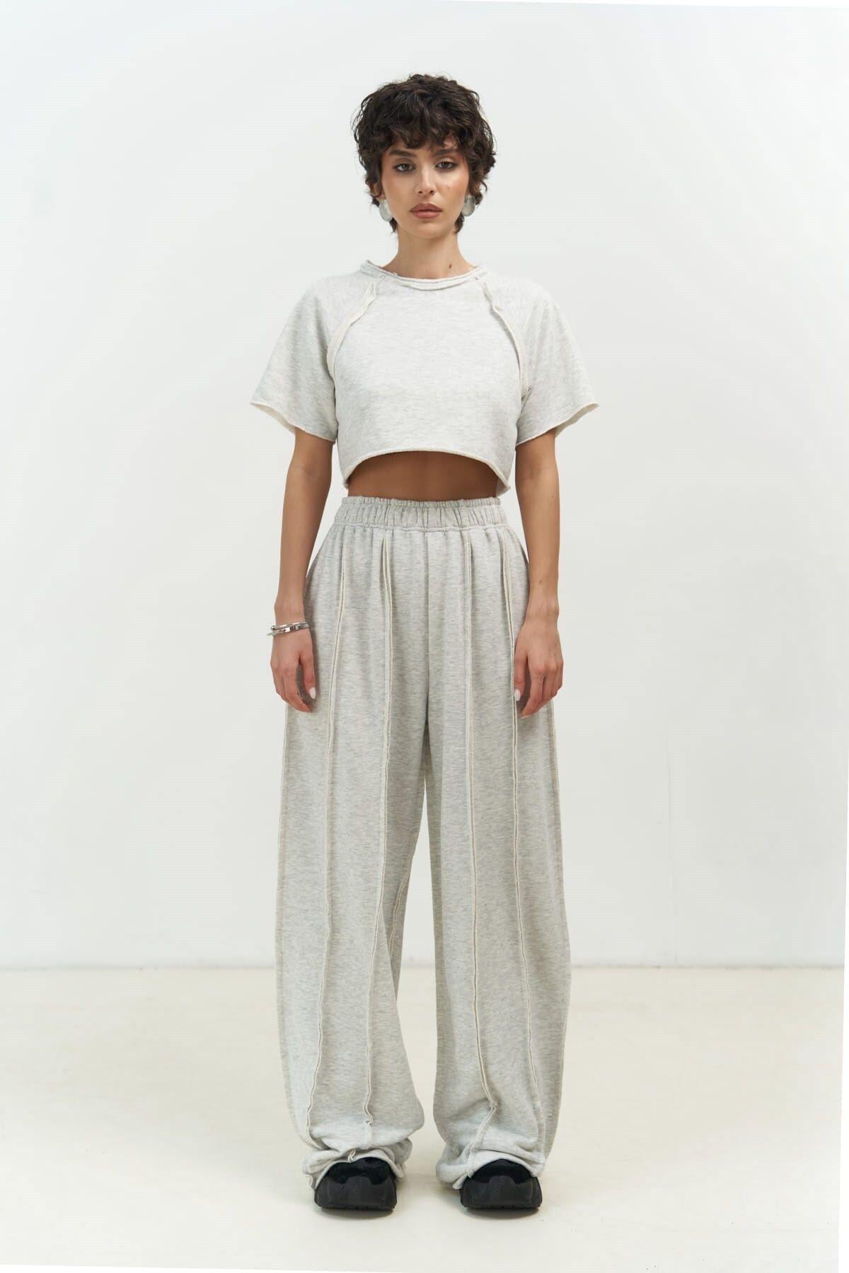 Marcio Karmelanj Crop Tracksuit Set