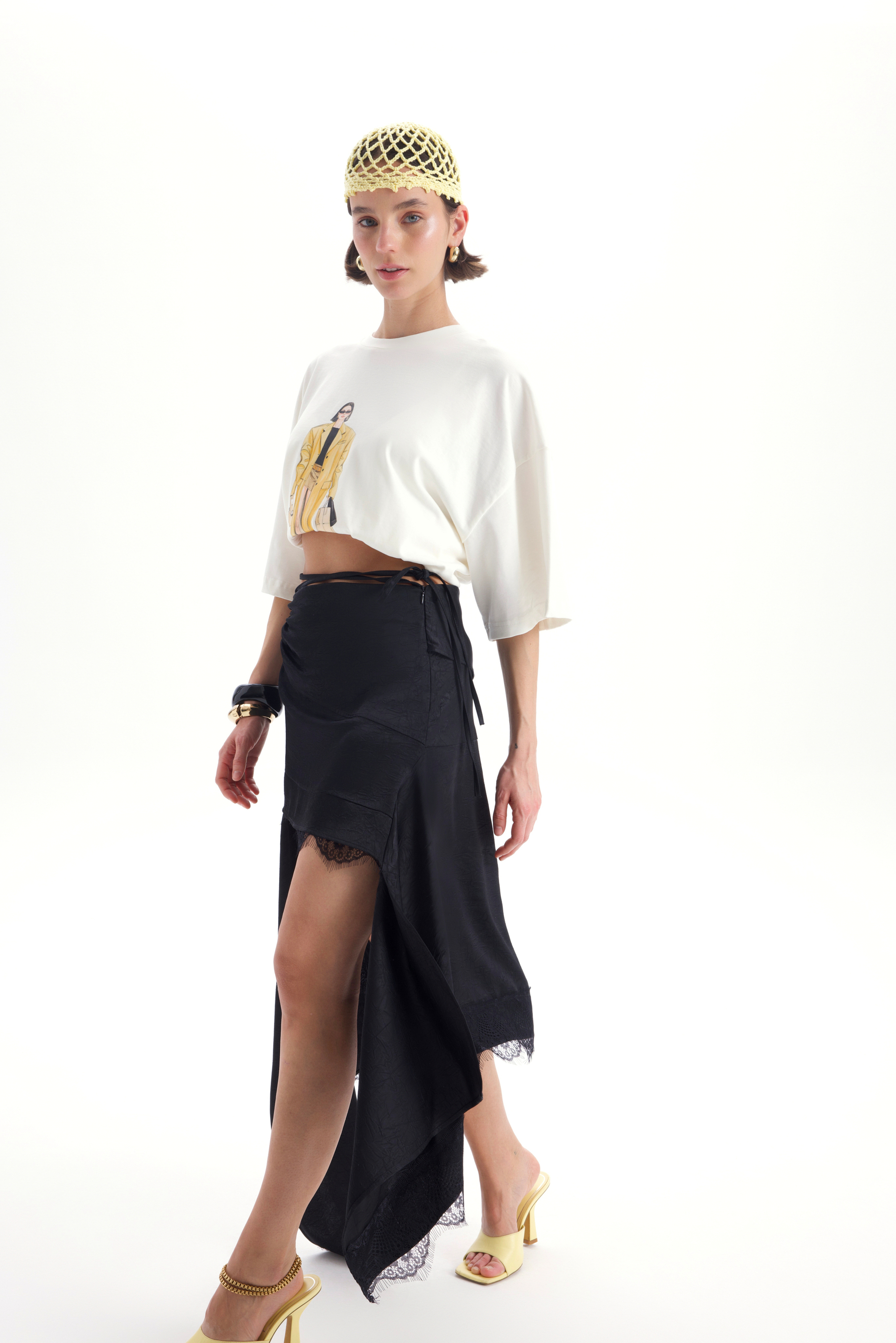 Margaux Oversize Beyaz T-Shirt