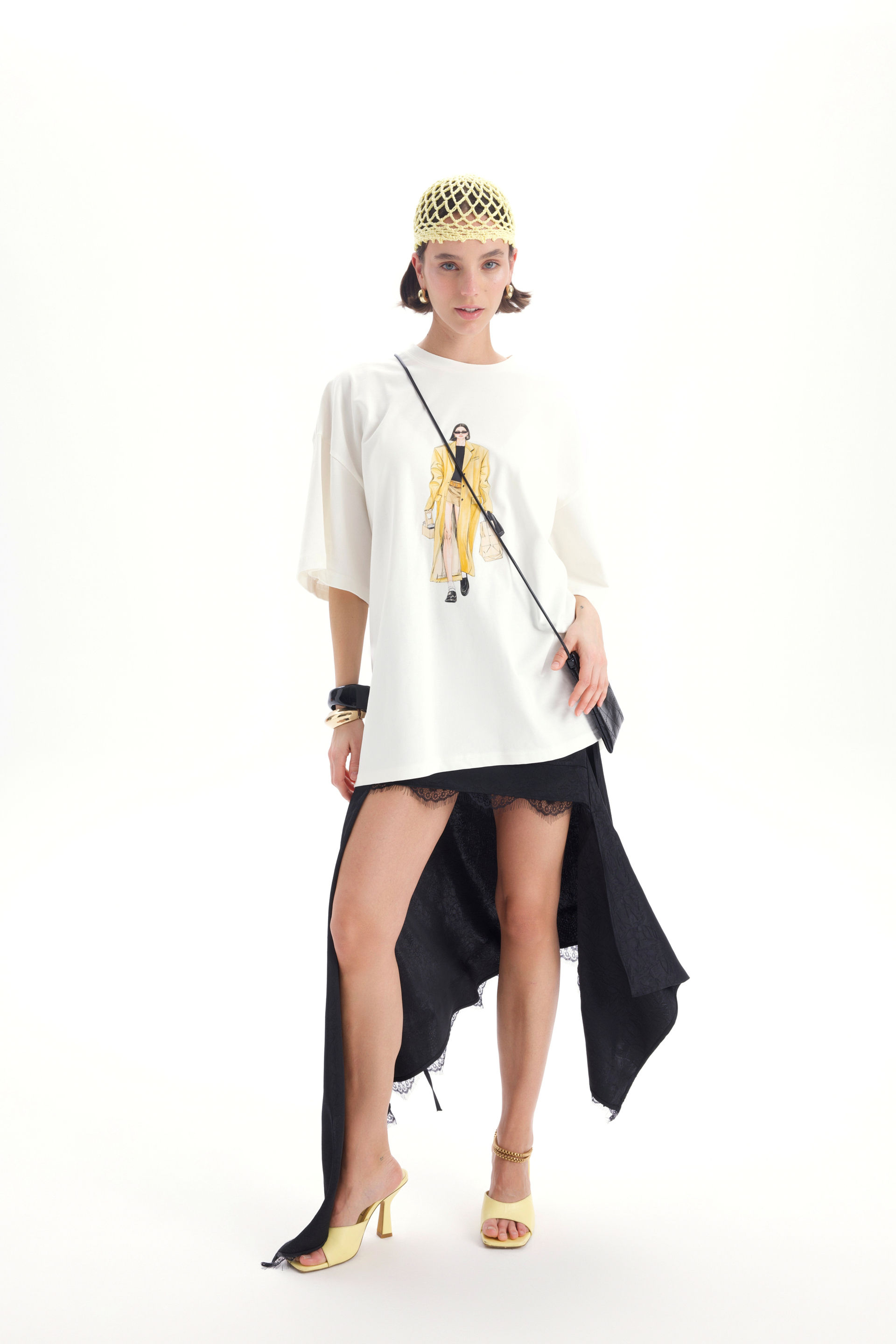 Margaux Oversize Beyaz T-Shirt