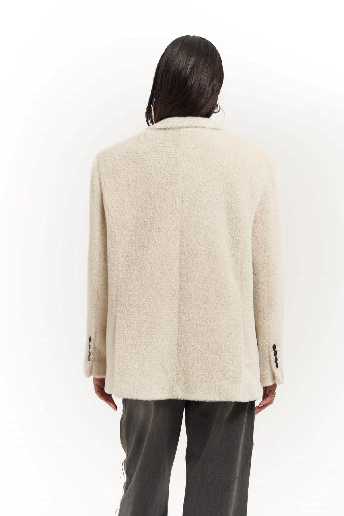 Marisol Yaka Detay Taş Blazer