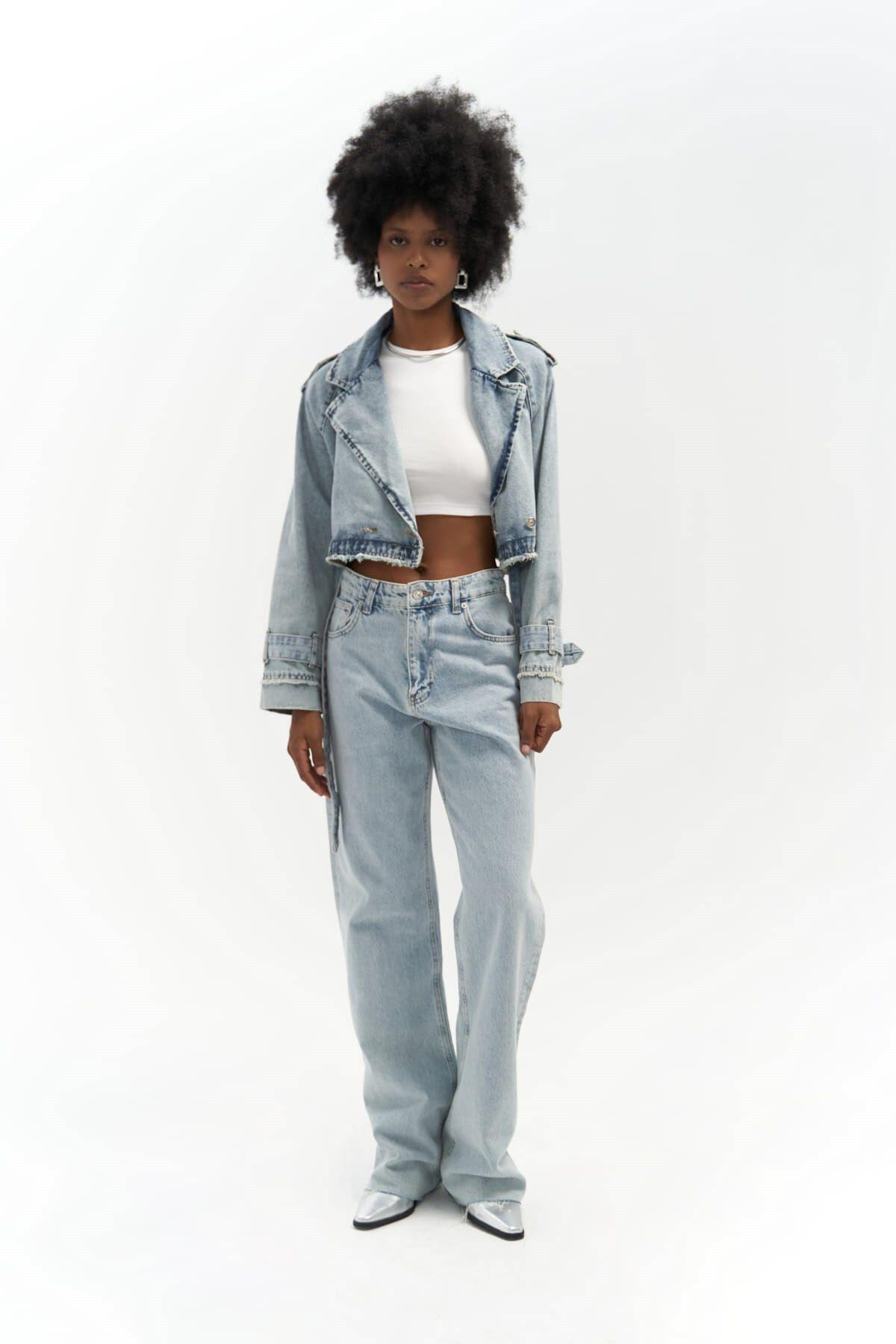 Marla Mavi Basic Kot Pantolon