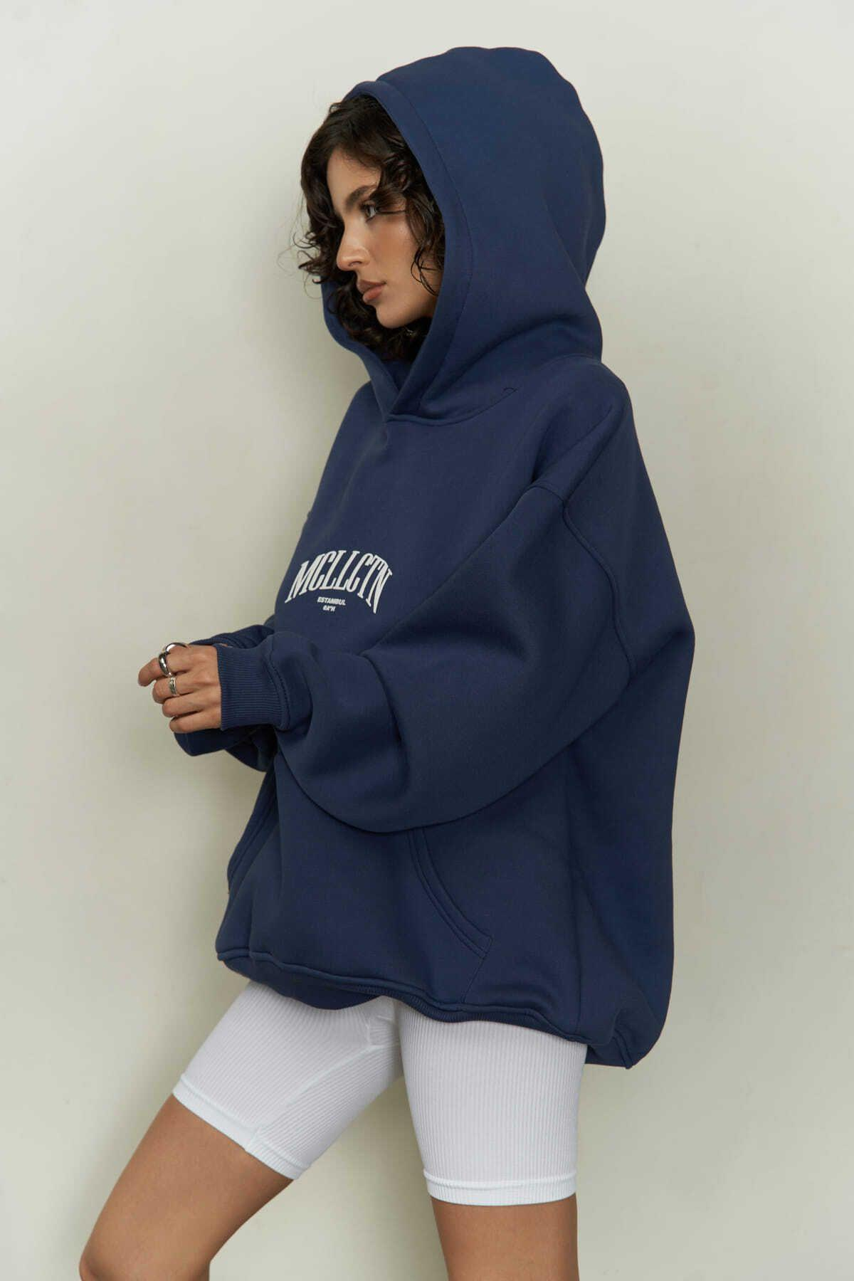 MCLLCTN Estambul İndigo Oversize Unisex Sweatshirt